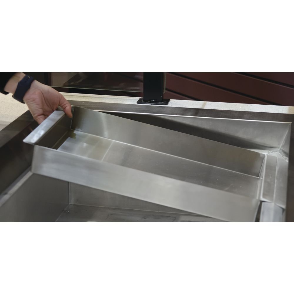 Stainless Steel Full-Size Hot Food Bar Pan with Lip - 19