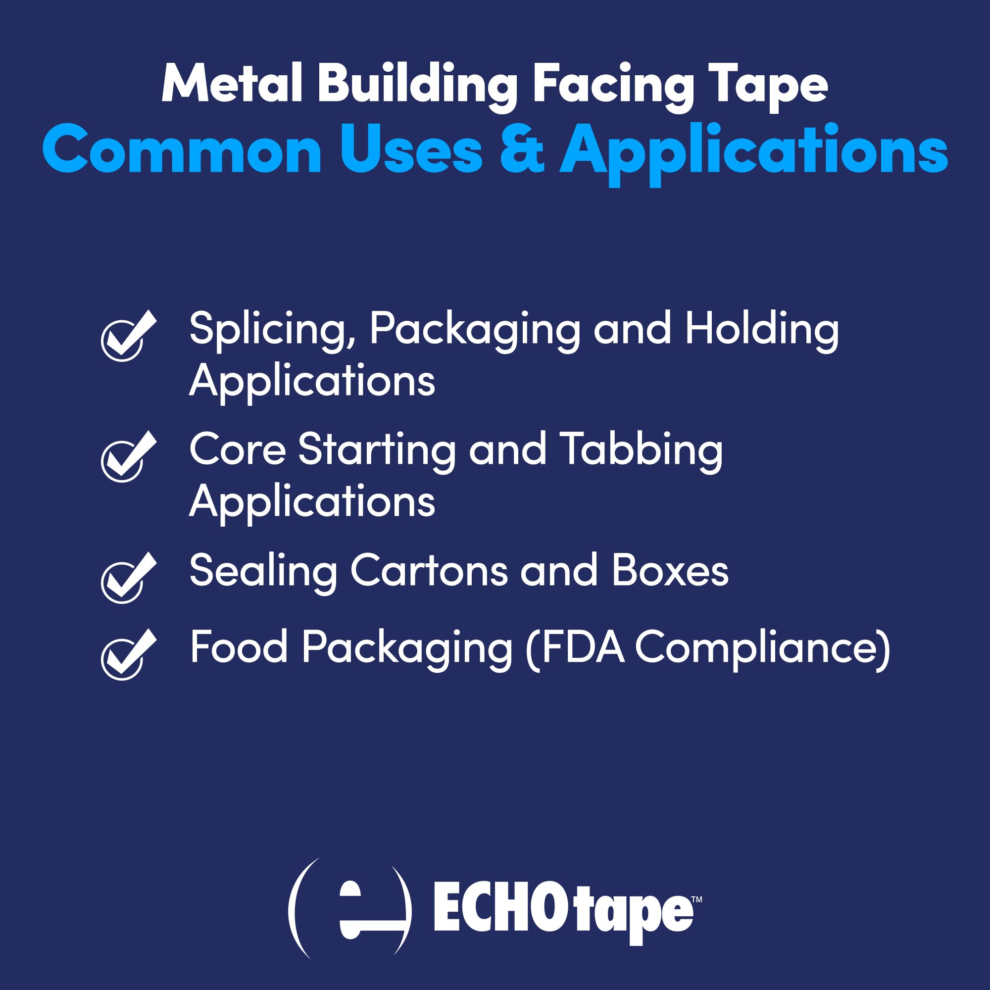 Heavy Duty Brown Kraft Paper Tape - 2.83 in x 54.6 yds | Strong Adhesive Shipping & Carton Sealing Tape | Multi-Purpose Box Tape for Packing, Moving & Storage | ECHOtape FB-K4347 | Perfect for E-Commerce, Warehouse & Home Use