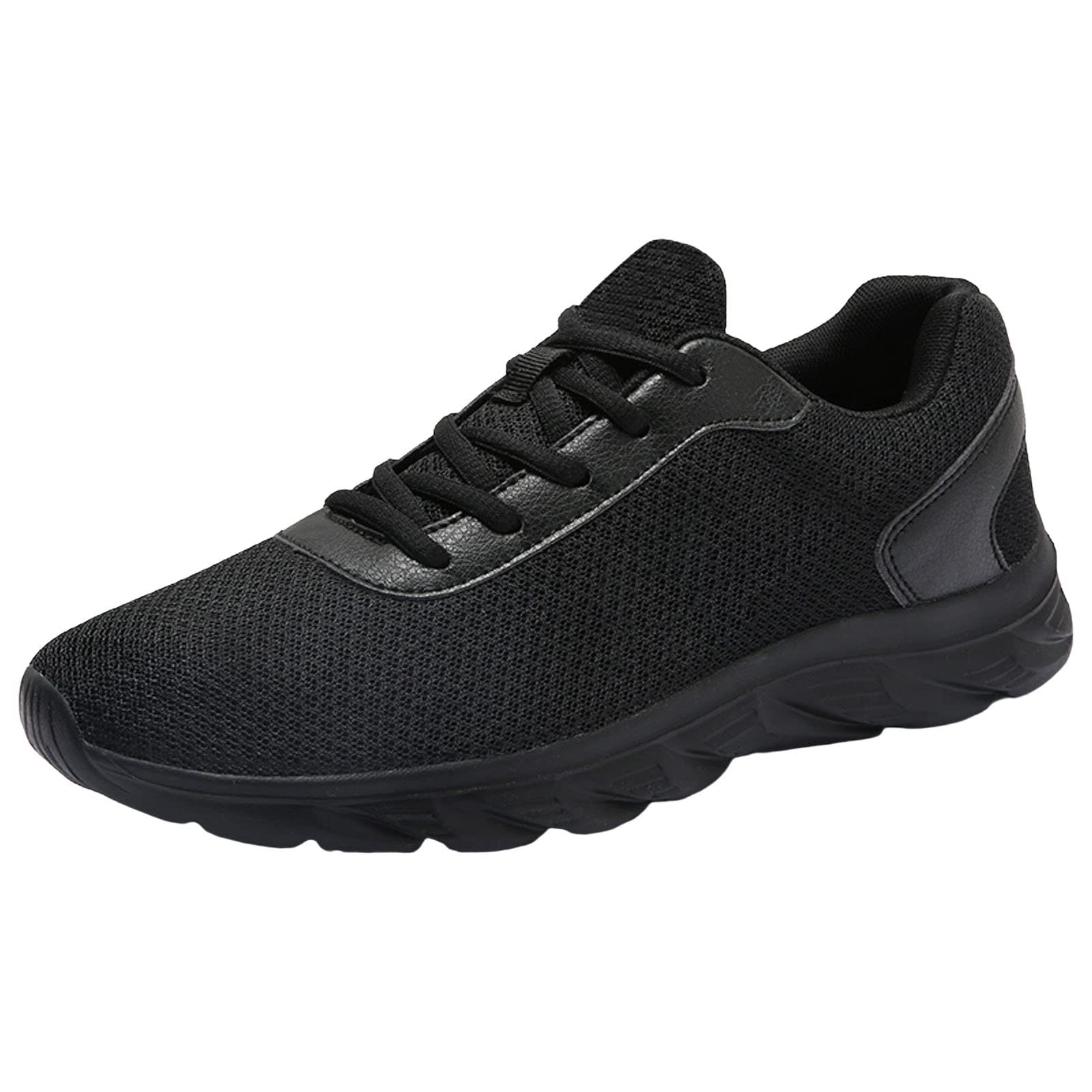 **Men's Breathable Mesh Sports Shoes - Lightweight Non-Slip Lace-Up Trainers for Running, Gym & Summer Casual Wear**