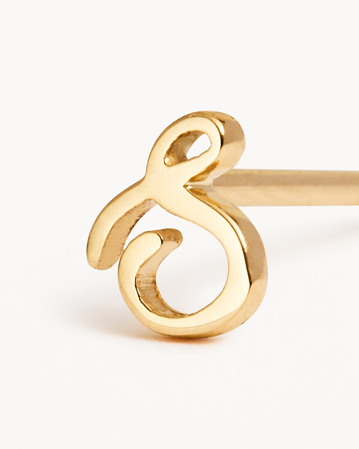14K Solid Gold Love Letter Earrings - Dainty Romantic Jewelry for Women - Perfect Gift for Anniversary, Valentine's Day & Everyday Wear