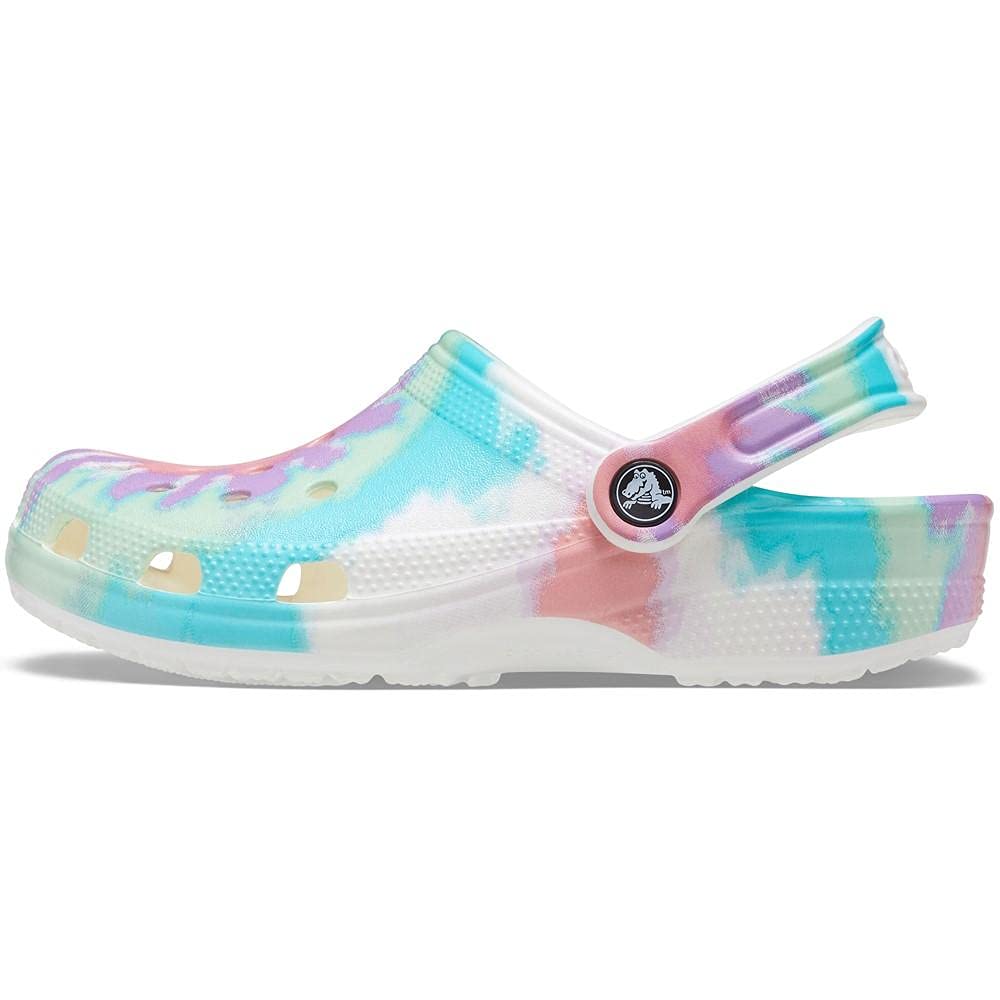 Crocs Classic Solar Rainbow Clogs | Comfortable Unisex Slip-On Shoes for Men & Women | Perfect for Beach, Pool, Garden & Casual Wear