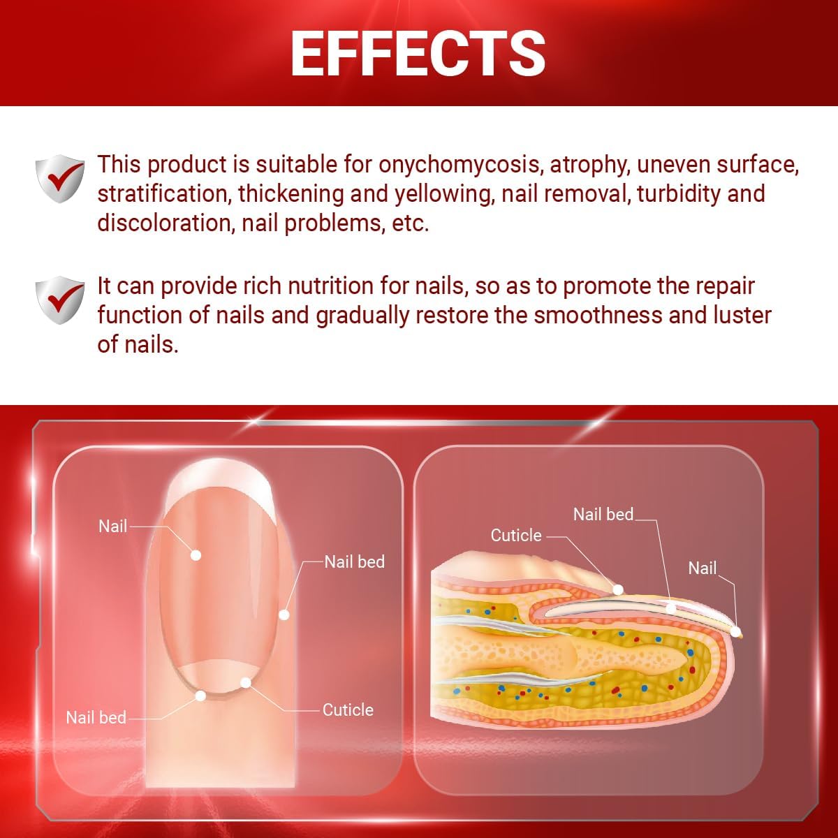 **Abera Fungus Treatment for Toenail & Fingernail – Nail Repair Solution & Renewal Liquid for Damaged & Discolored Nails (1 Set + 1 Eyemask) – Effective for Athlete’s Foot & Nail Fungus at Home**