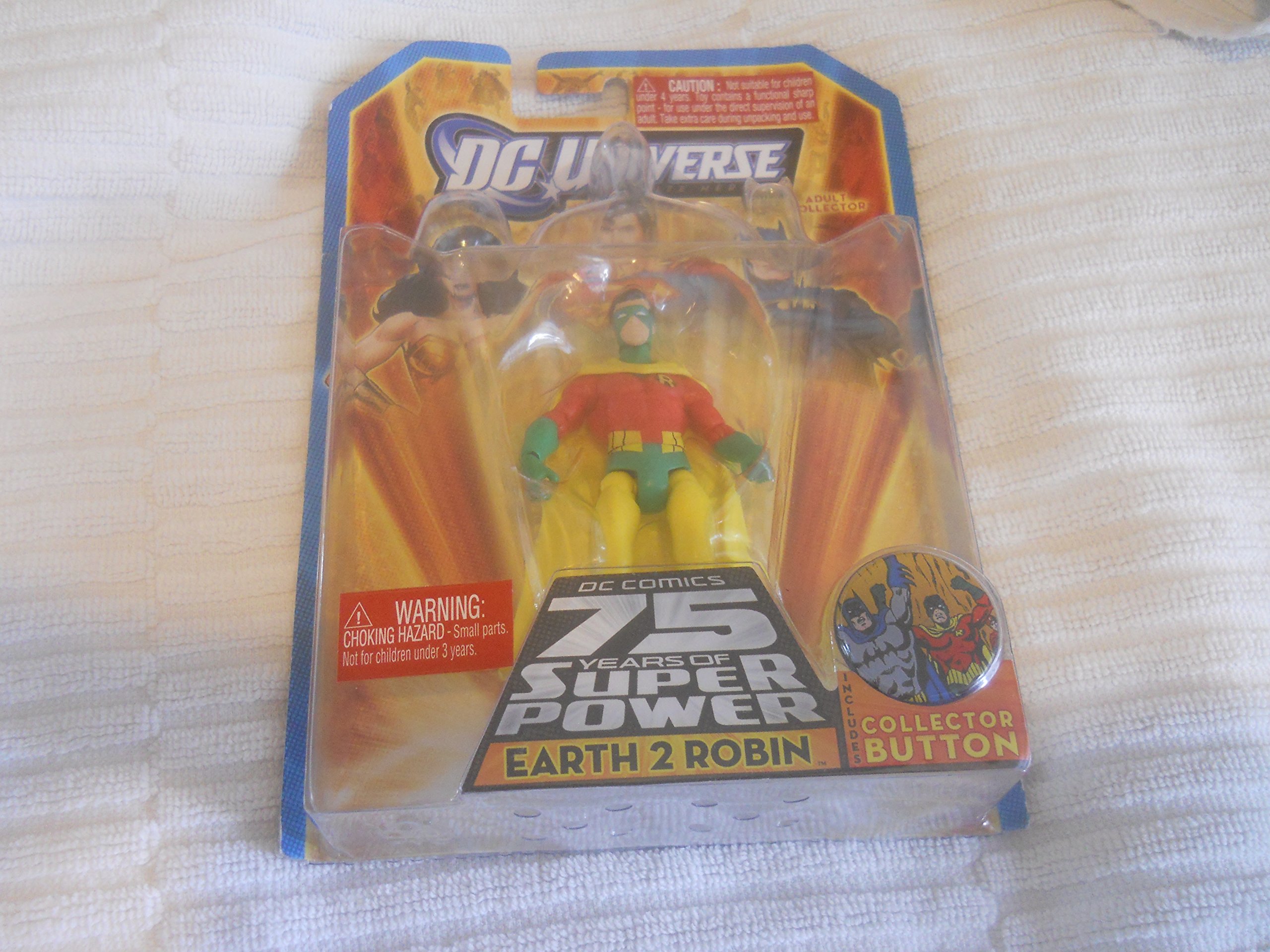 DC Universe Infinite Heroes 75 Years of Super Power Action Figure - Robin Earth 2 Collectible Toy for Display & Play | Perfect for Superhero Fans, Collectors & Gift Giving