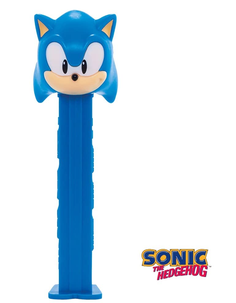 Sonic The Hedgehog PEZ Candy Dispenser Gift Set with 3 Refillable Dispensers (Sonic, Knuckles, Tails) - Perfect for Birthday Parties, Halloween Treats & Collectible Gifts