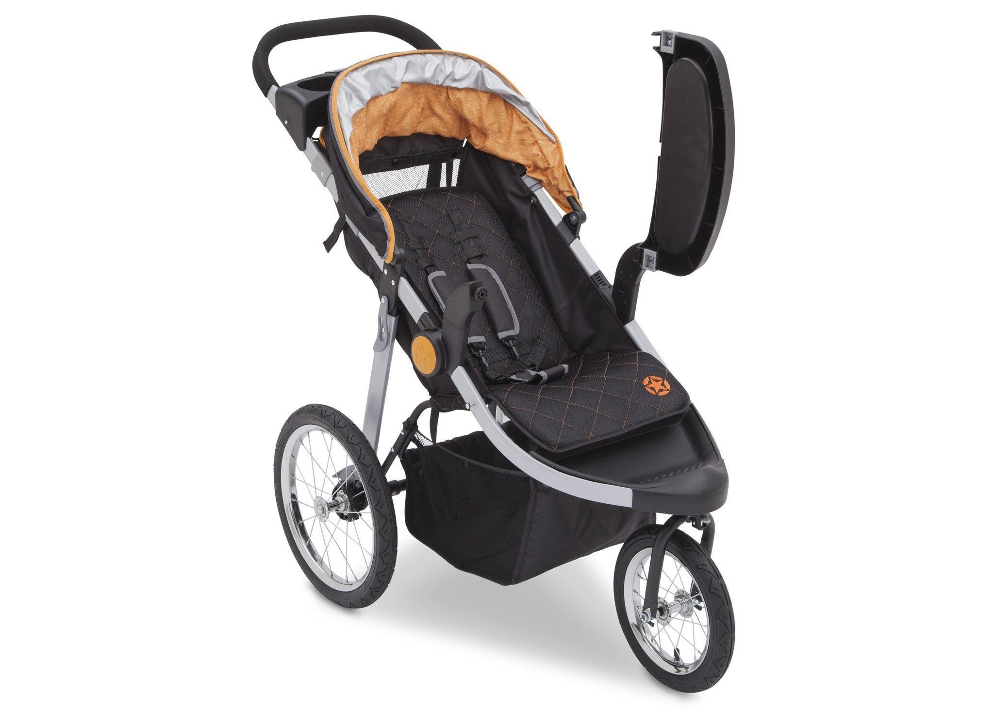 J is for Jeep® Brand All-Terrain Jogging Stroller for Cross-Country Running - Perfect for Outdoor Adventures, Trail Jogging & Family Walks