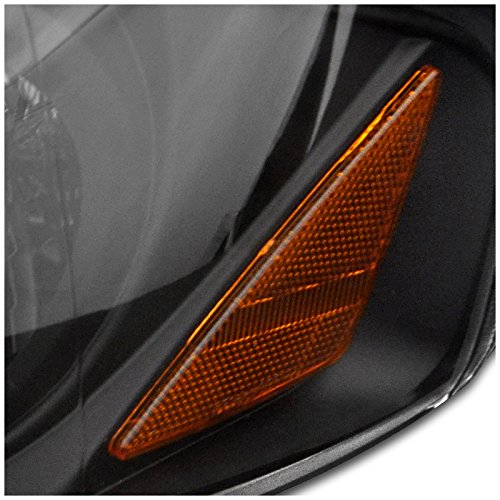 Spec-D Tuning Halo Projector Headlights - JDM Black Style for 2004-2006 Nissan Sentra - Left & Right Headlamp Assembly Pair - Upgrade Your Car's Nighttime Visibility & Style