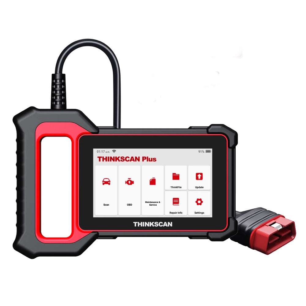 ThinkScan Plus S7 OBD2 Scanner - ABS/SRS/Engine/Transmission/BCM/AC/IC Reset Code Reader & Diagnostic Scan Tool | Professional Car Diagnostic Device for Mechanics & DIY Enthusiasts | Perfect for Engine Light, ABS Brake & Airbag System Troubleshooting