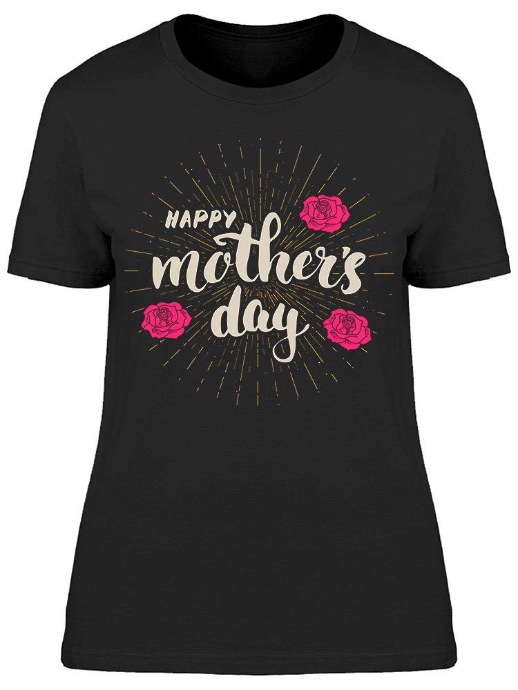 Mom Is Always There for Us T-Shirt for Women - Comfortable & Stylish Casual Wear for Everyday, Mother's Day Gifts & Family Outings