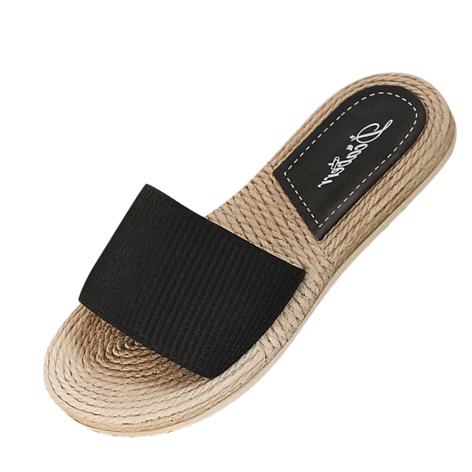 Thyone Women's Summer Comfortable Slip-On Flat Sandals - Breathable Beach Shoes, Fashion Casual Slippers for Spring & Summer | Perfect for Walking, Travel, and Outdoor Activities