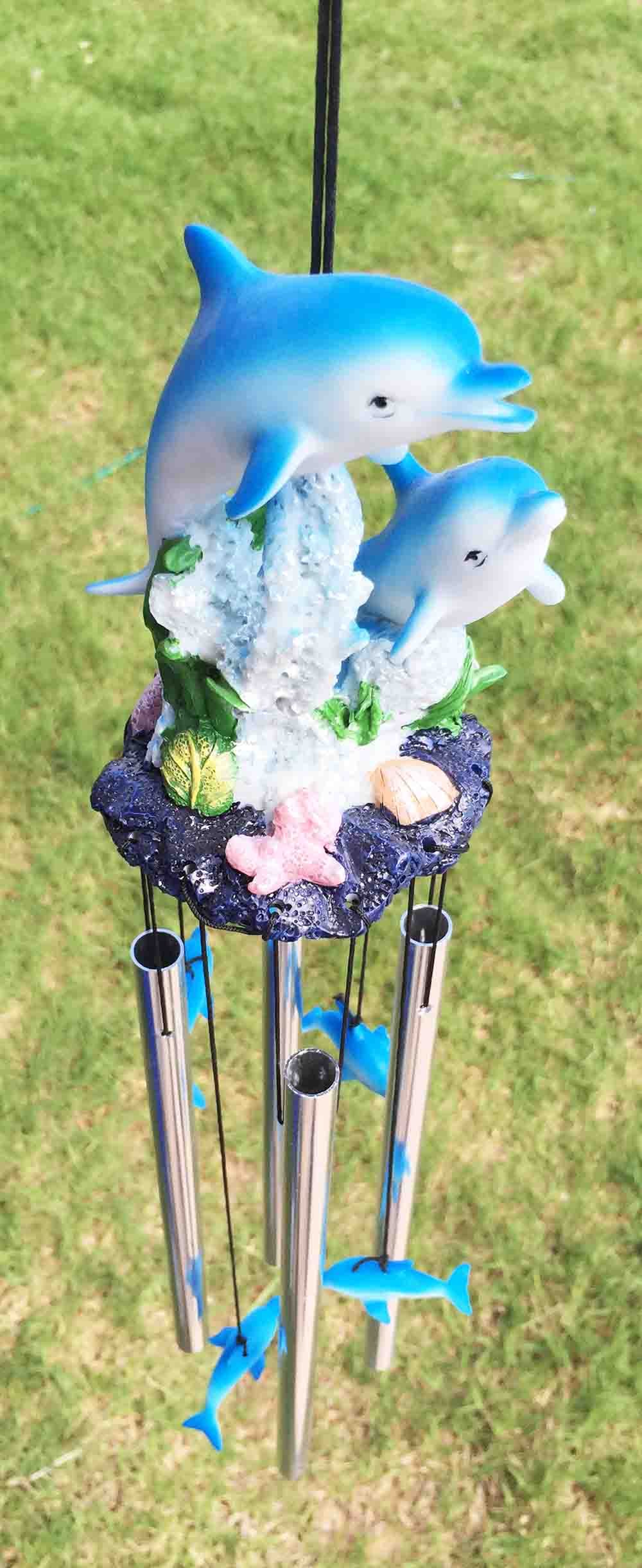 Ocean Dolphin Wind Chime - Relaxing Patio Decor for Home & Garden
