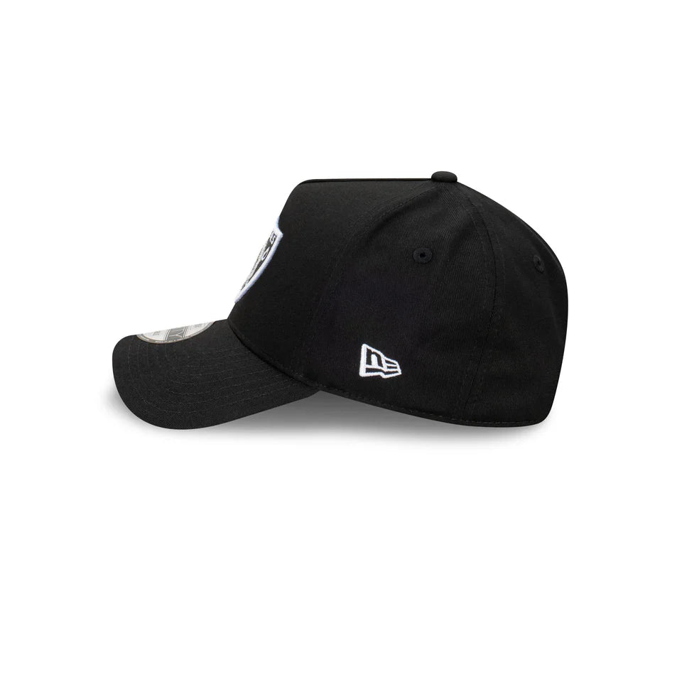 Las Vegas Raiders Black Official Team Color 9FORTY Snapback Hat by New Era - Perfect for NFL Games, Tailgating & Fan Apparel