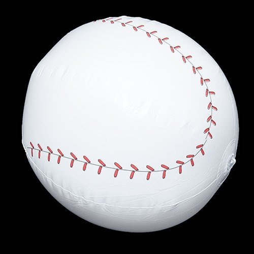 Inflatable Novelty Toy Baseballs - Pack of 12 - Fun Pool Party Favors, Summer Beach Toys & Outdoor Games for Kids and Adults
