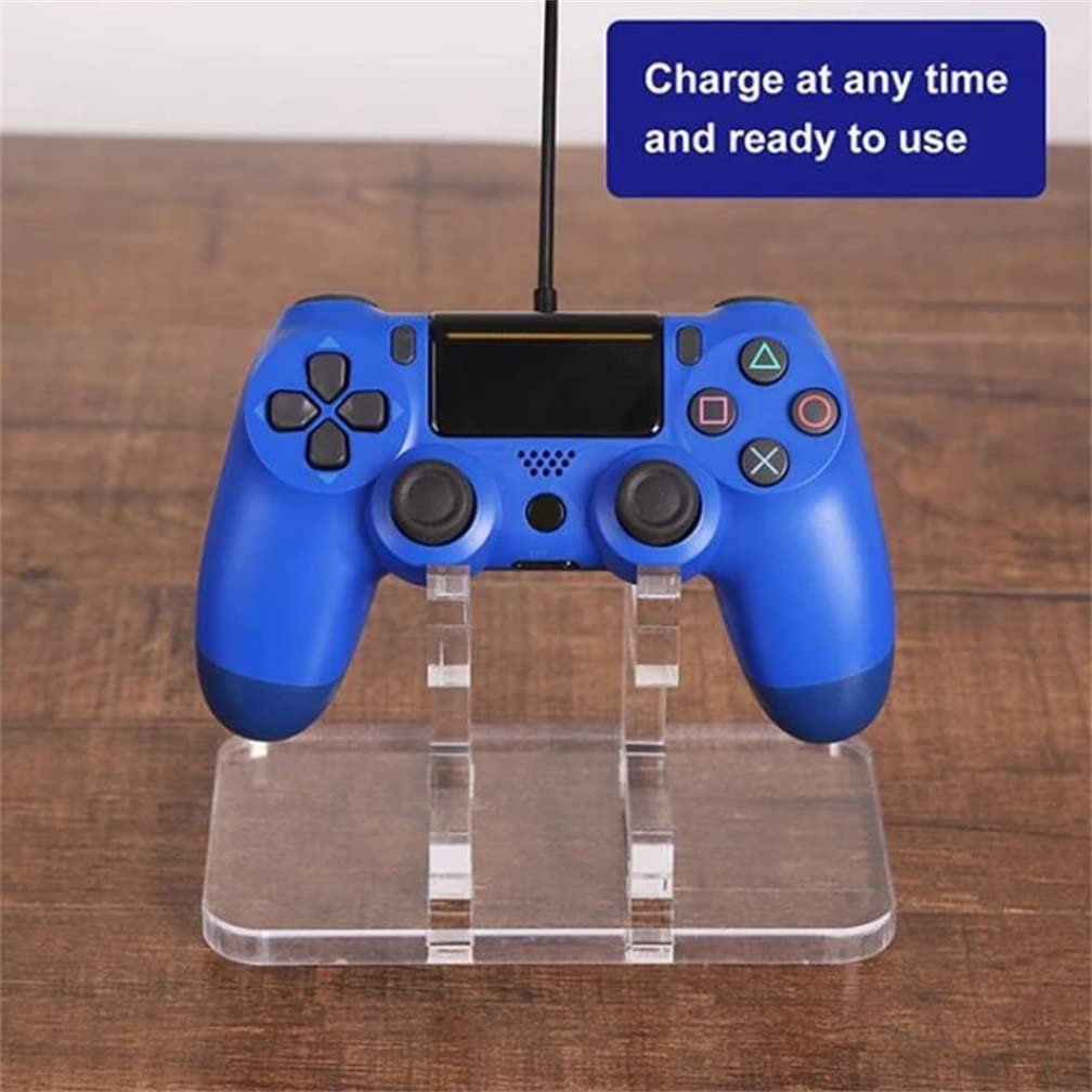 Clear Acrylic Display Stand for PS5/Xbox/Switch Controllers - Universal Gamepad Holder for Modern & Retro Gaming Consoles - Perfect for Showcase, Storage & Gaming Room Decor