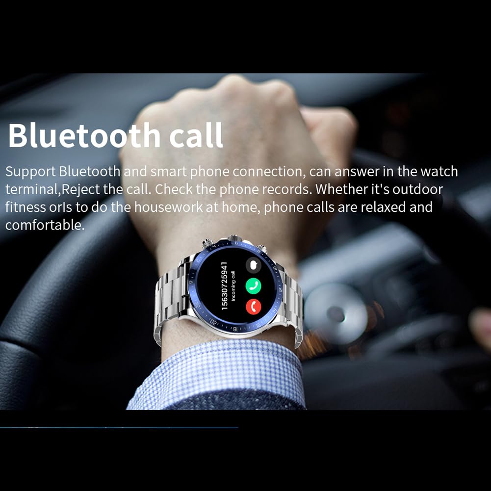 SRGDRR Men's Smart Watch with Bluetooth Call & Answer, 1.39