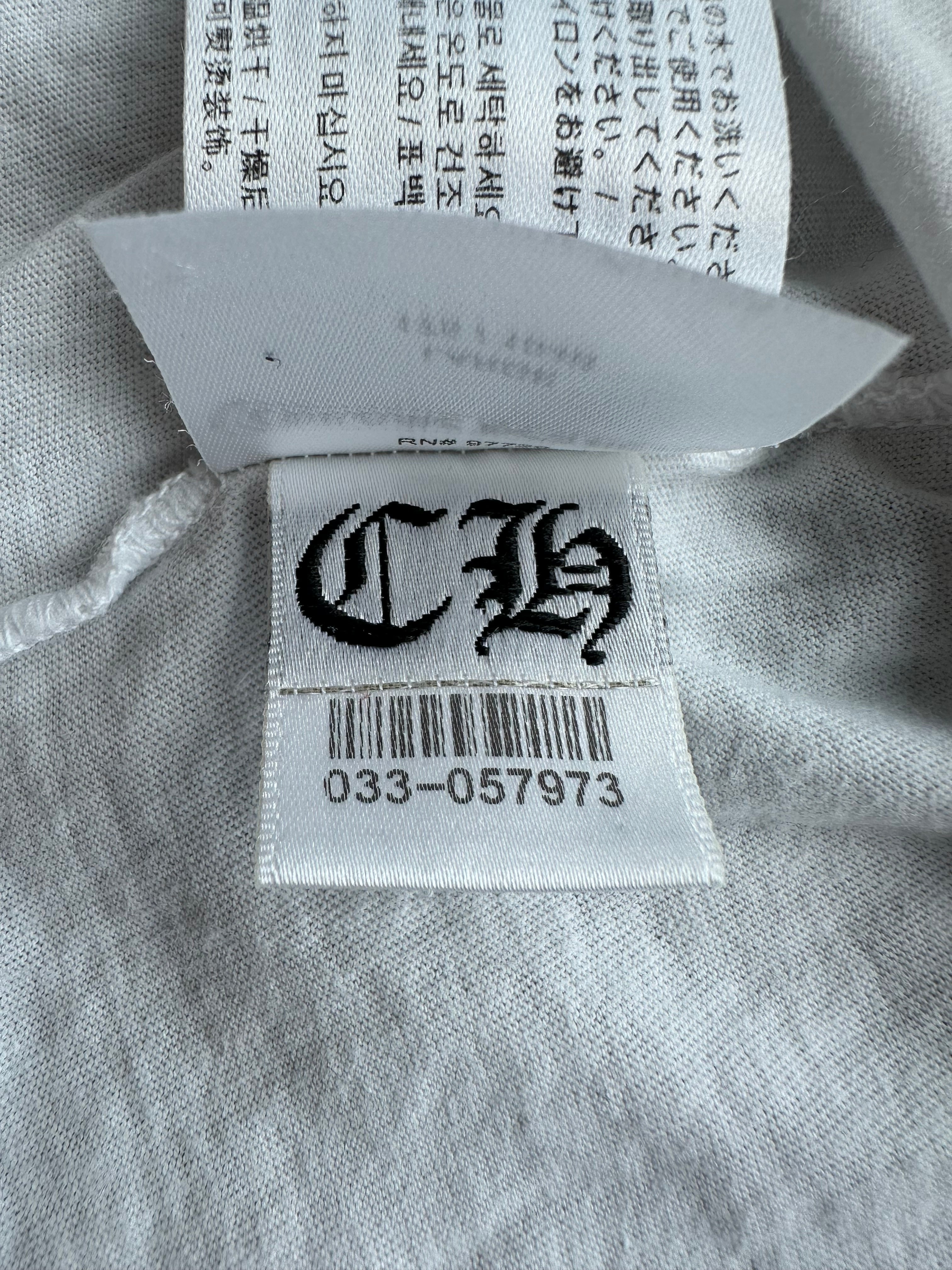 Chrome Hearts White & Black Horseshoe Logo T-Shirt for Men & Women - Stylish Graphic Tee for Casual Wear, Street Fashion, and Everyday Outfits