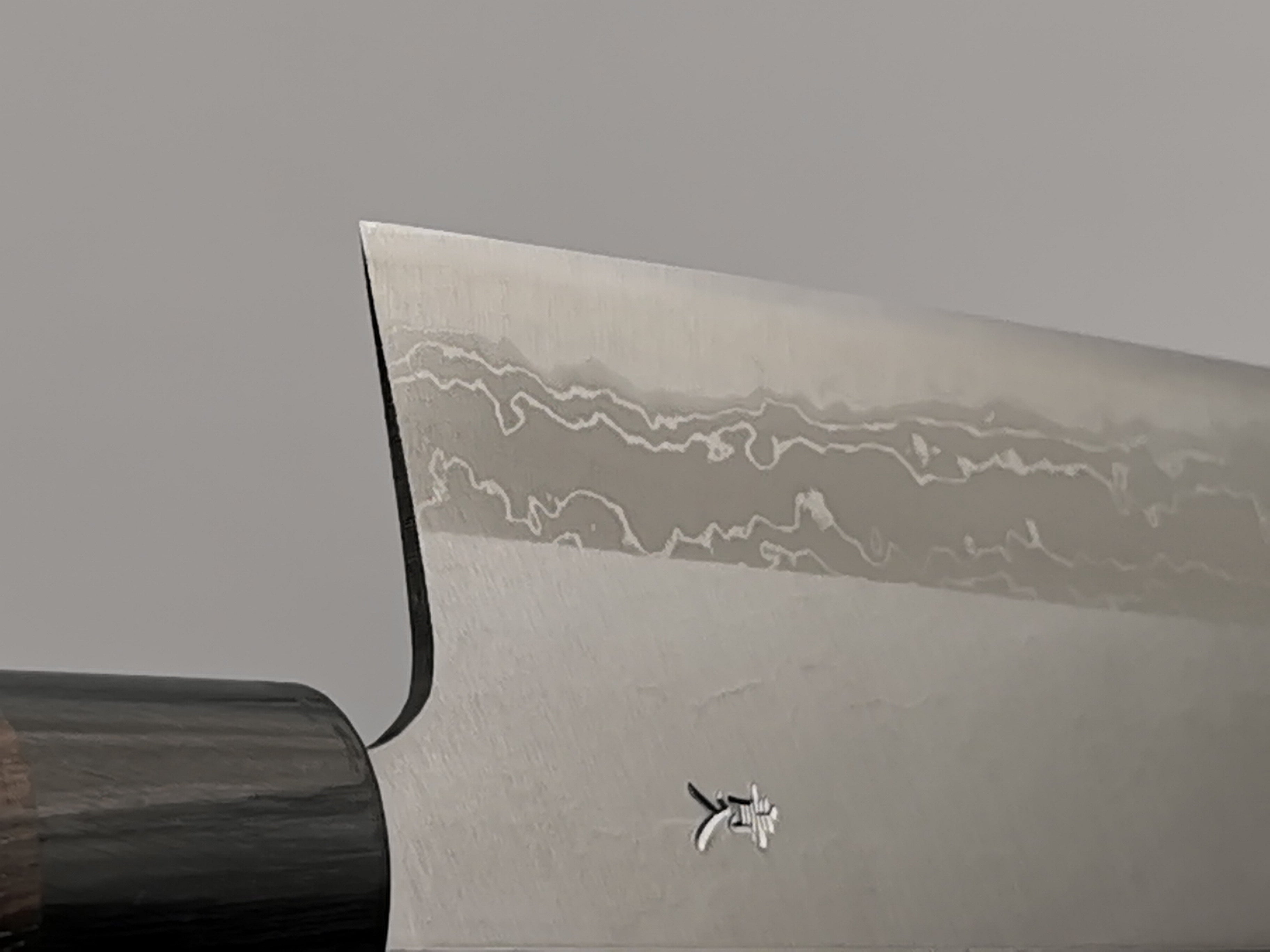 Premium Muneishi Aogami Stainless Clad Damascus Nakiri Knife - Japanese Vegetable Knife for Professional Chefs & Home Cooking - Perfect for Slicing, Dicing & Chopping Vegetables