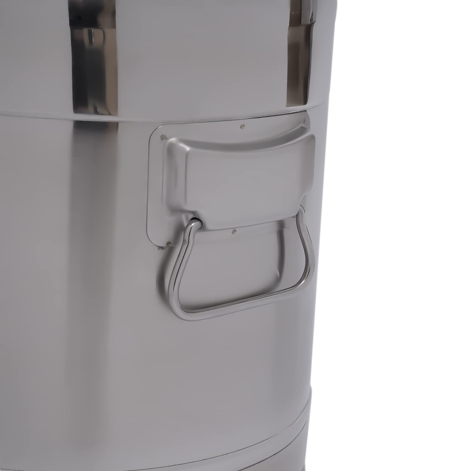 Premium 304 Stainless Steel Milk Can - 28L/7.4Gal Large Metal Milk Jug with Faucet & Airtight Lid - Rustproof Dairy Pail for Milk, Wine, Oil & Liquid Storage - Ideal for Farm, Brewery, Restaurant & Home Kitchen Use