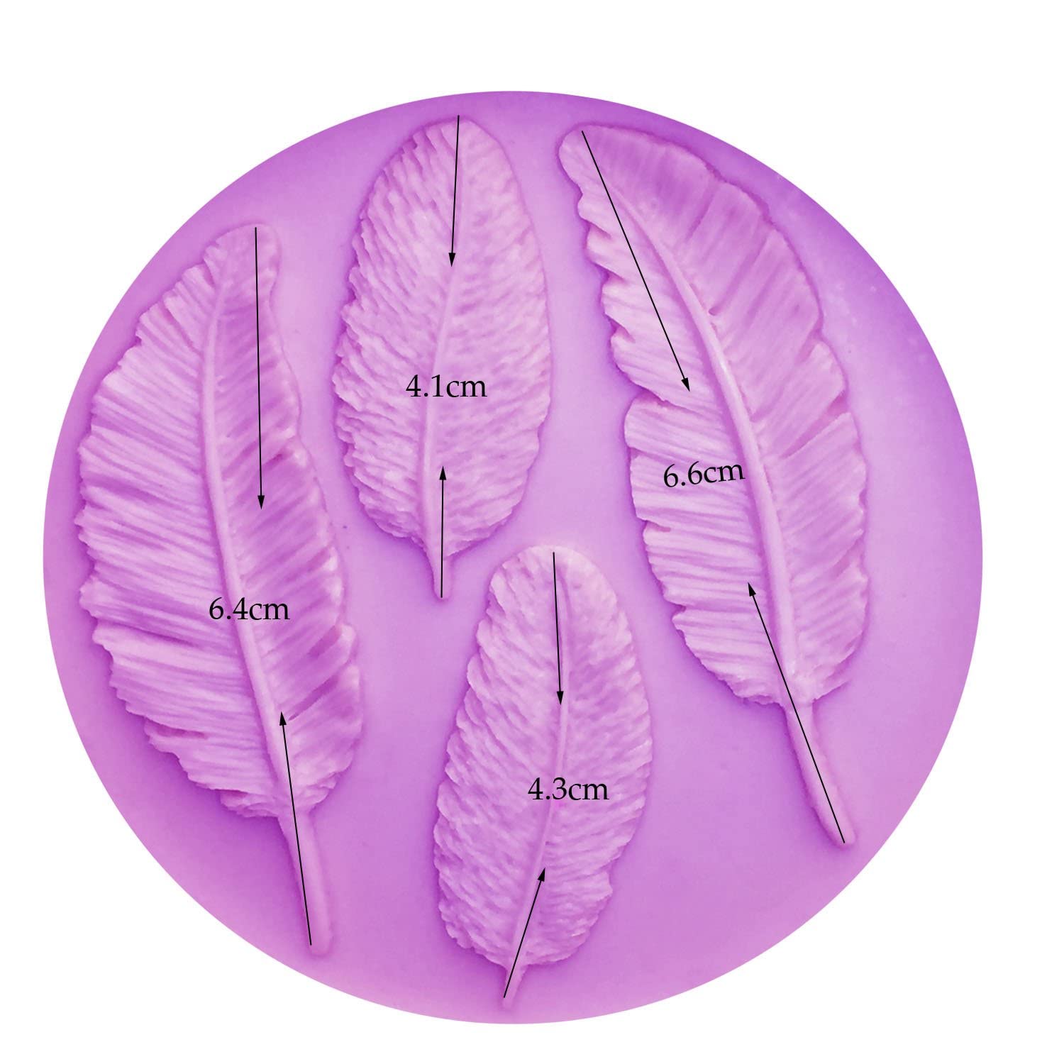 3D Birds Feather Silicone Mold - 100% Food-Grade, Non-Stick DIY Baking Mold for Cake, Chocolate, Candy, Fondant, Pudding & Cupcake Decoration | Perfect for Home Baking, Polymer Clay Crafts & Handmade Desserts