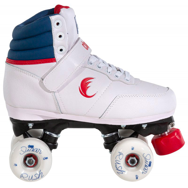 Chaya Jump 2.0 Roller Skates for Women & Men - High Performance Outdoor/Indoor Quad Skates with Adjustable Toe Stop - Perfect for Rink, Park, and Street Skating