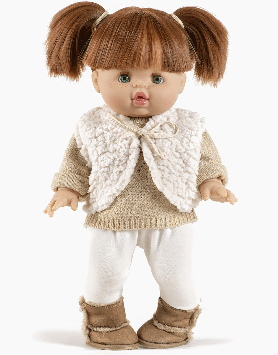 Minikane Soft Furry Boots for Baby Dolls - Warm & Cozy Winter Accessories for Doll Play & Collecting