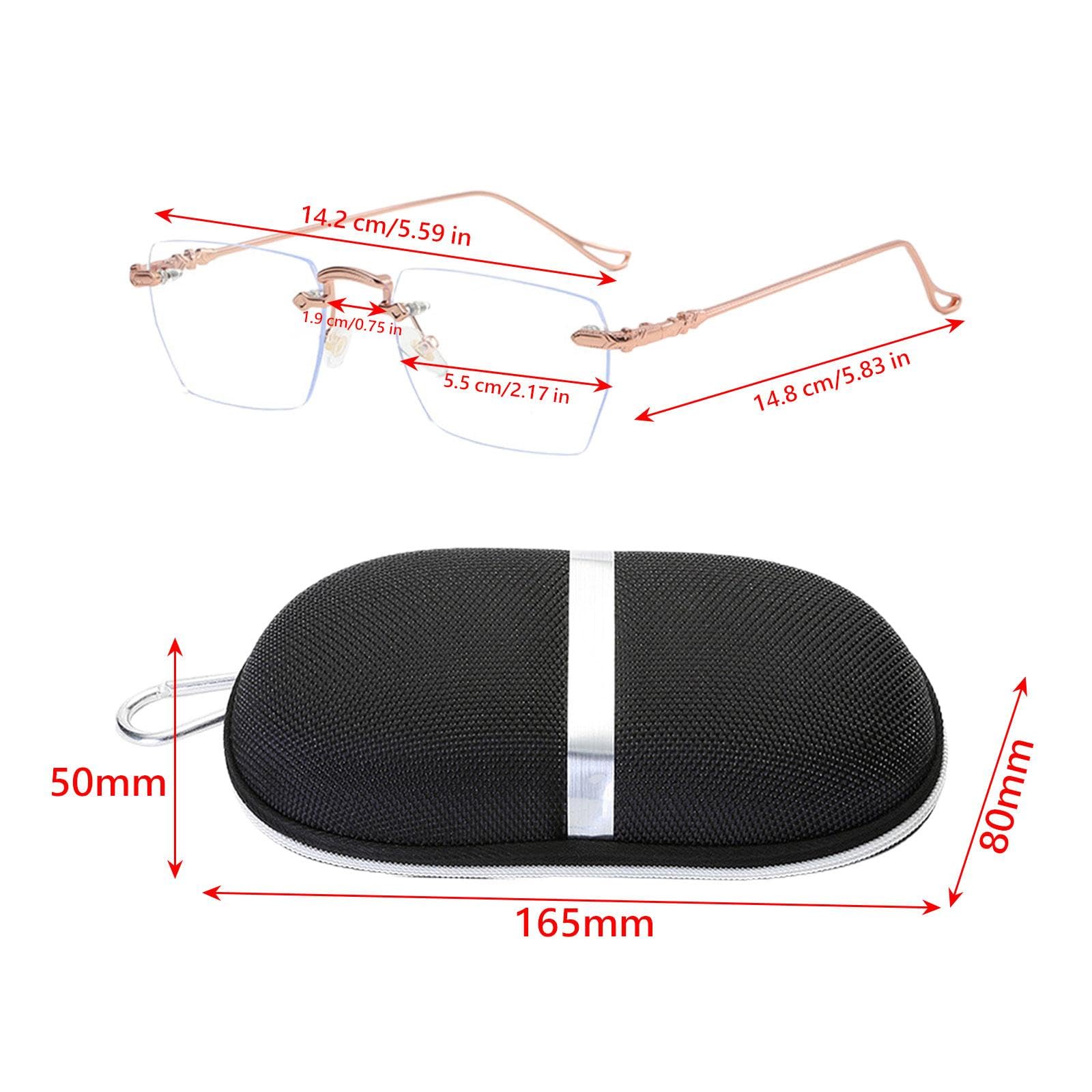 MagiDeal Blue Light Blocking Gaming Glasses - Stylish Anti-Eye Strain Computer Glasses for Gamers & Office Workers - Reduce Digital Eye Fatigue for PC, Phone & TV Use