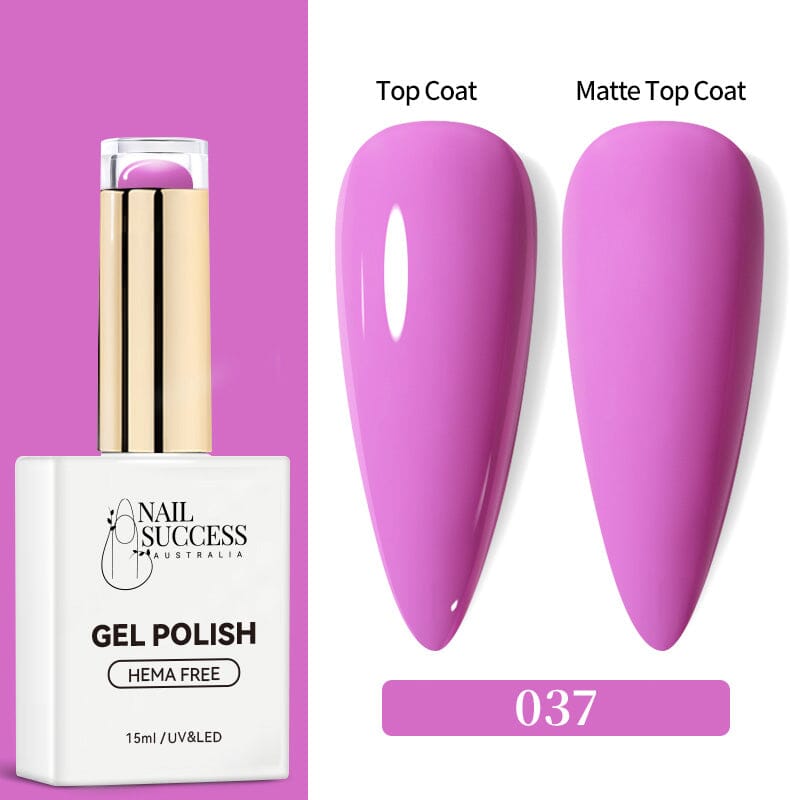 Hema Free Gel Nail Polish Set - 15ml Long Lasting Soak Off UV LED Nail Gel Colors for Manicure & Pedicure at Home or Salon
