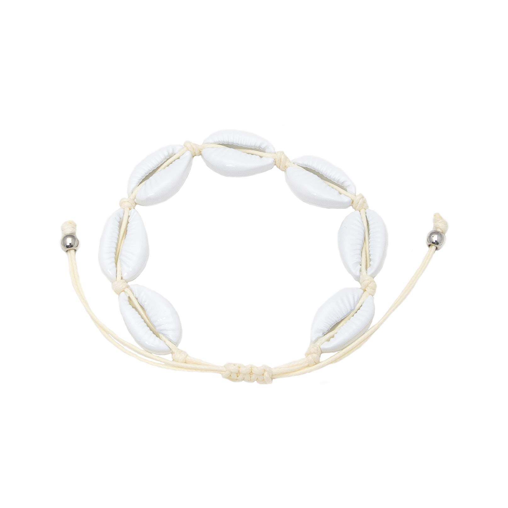 Shell Necklace for Women - Handmade Cowrie Shell Choker & Anklet Bracelet Set - Boho Beach Jewelry - Perfect for Summer Vacations, Beach Weddings & Festival Outfits