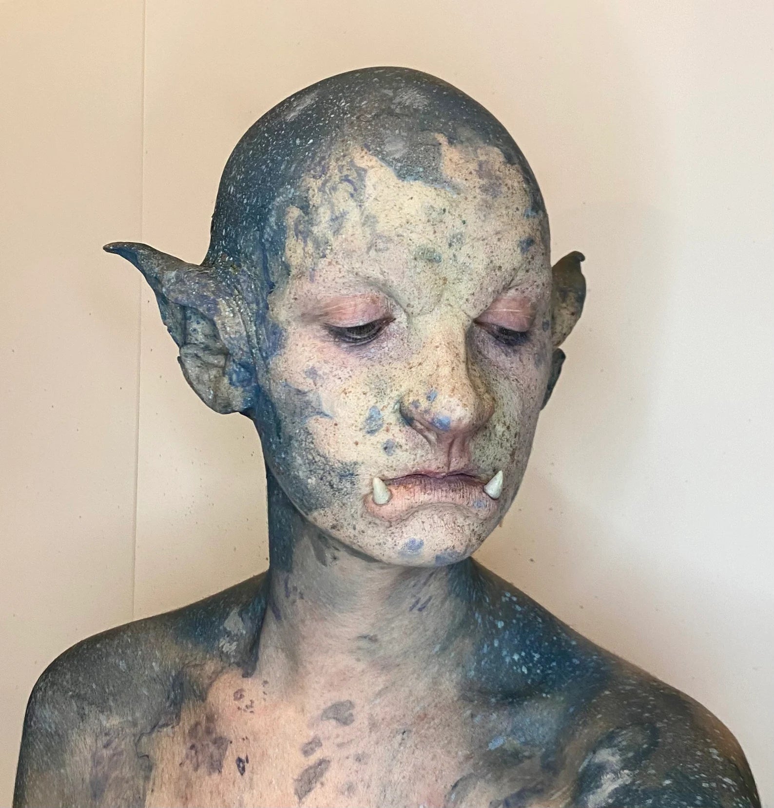 Obsidian FX Orc Mouth Silicone Prosthetic - Realistic Fantasy Costume Makeup for Cosplay, Halloween & LARPing