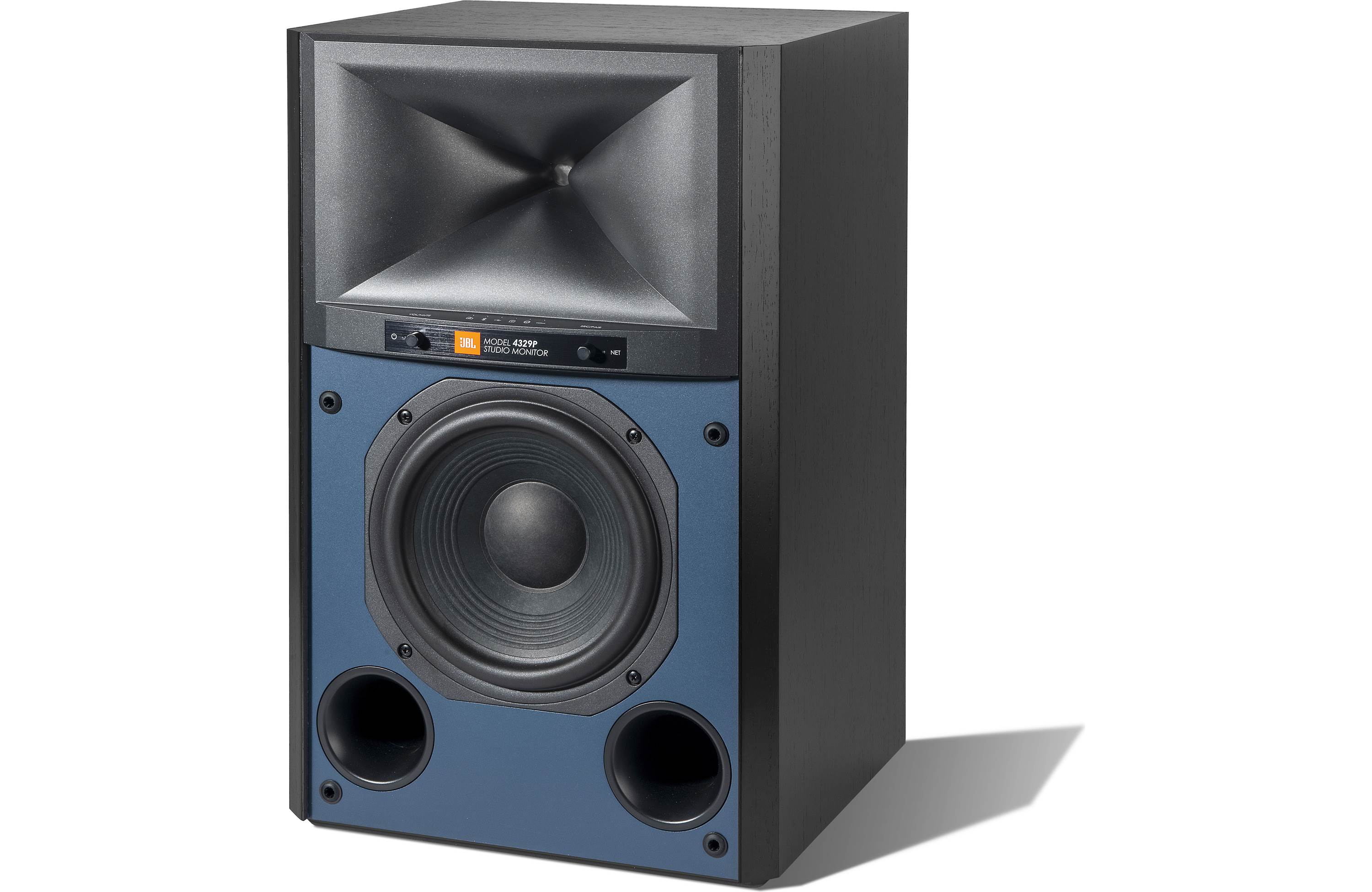 JBL 4329P Wireless Powered Studio Monitor Speakers (Pair) - Premium Sound for Home Recording, Music Production & DJ Setup - Perfect for Professional Studios & Audiophiles