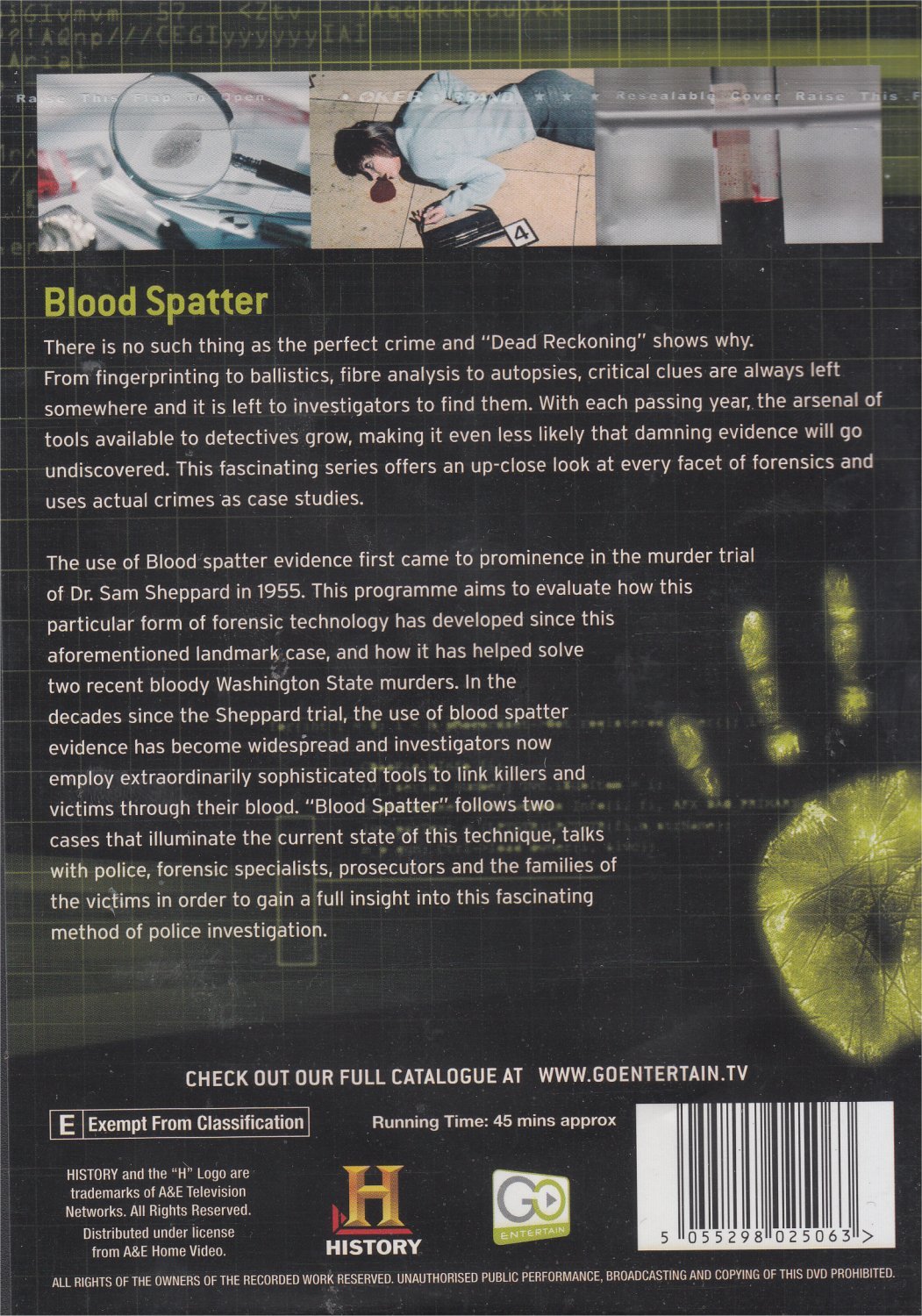Dead Reckoning: Blood Splatter - Action Thriller Movie for Home Theater & Movie Nights | Perfect for Halloween & Horror Fans