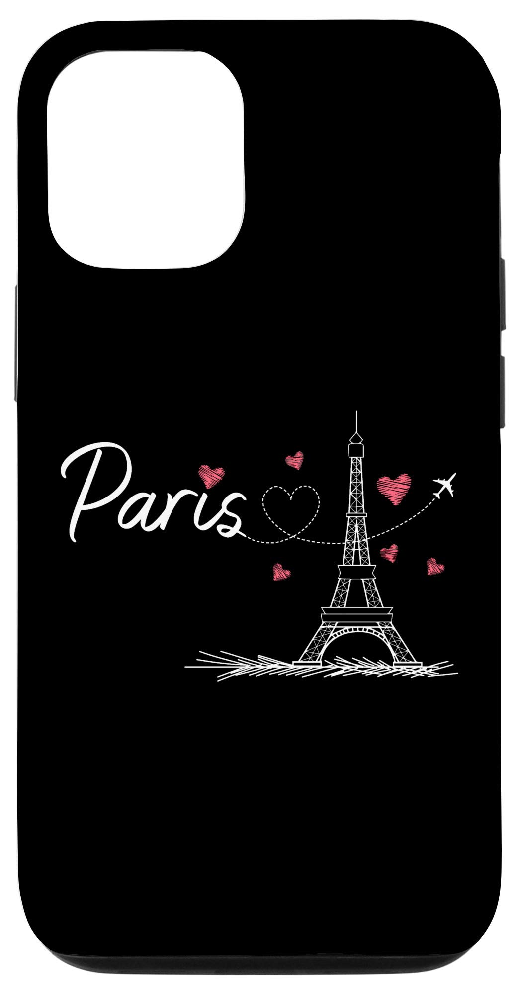 iPhone 12/12 Pro Case with Eiffel Tower Design - Paris France Travel Souvenir Gift for Men & Women - Perfect for Travel Enthusiasts & Francophiles