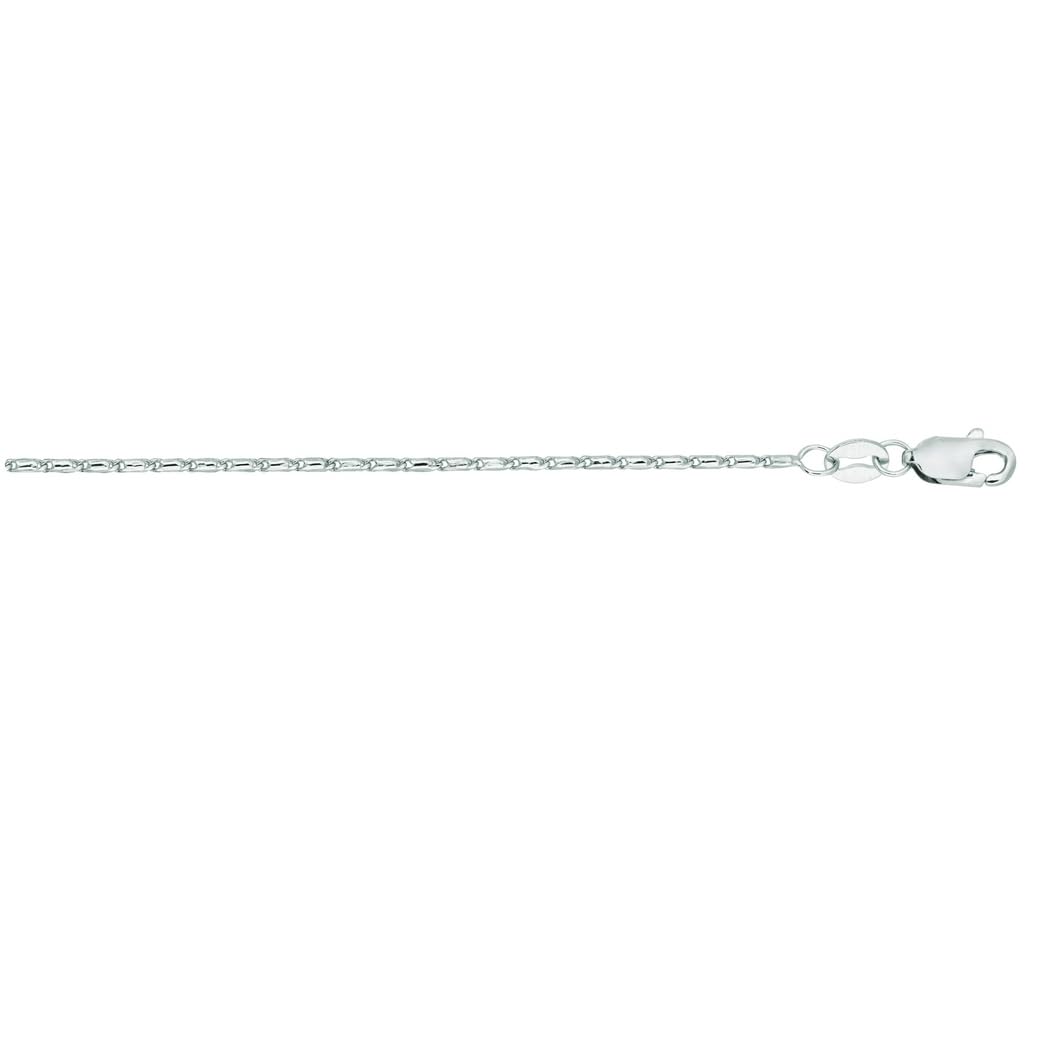 14K Gold Sparkle Cut Lumina Pendant Necklace for Women & Men - Adjustable Chain Length (16