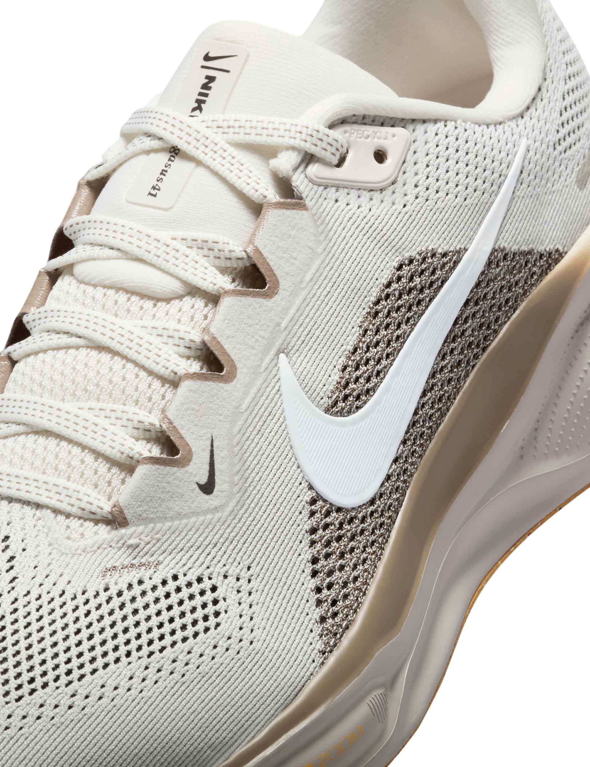 Nike Pegasus 41 Running Shoes for Men & Women - Phantom/White/Mink Brown/Copper Moon | Lightweight Cushioned Sneakers for Jogging, Training & Everyday Wear