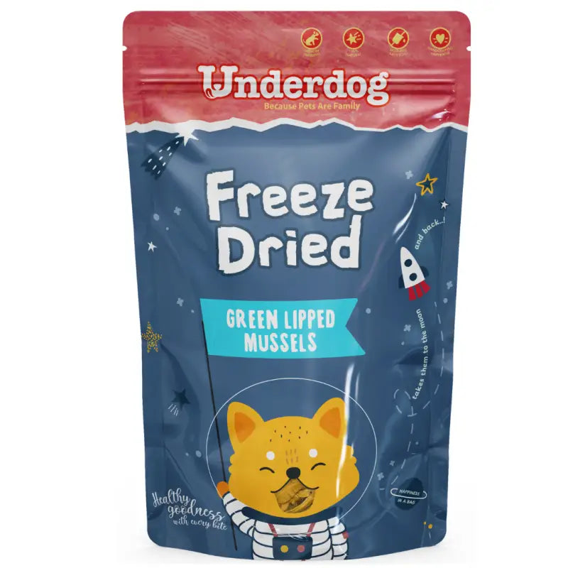 Premium Freeze Dried Dog Treats - 4 Natural Flavors (50g) | Grain-Free, High Protein Training Snacks for Small & Large Dogs | Perfect for Training, Rewards & Dental Health