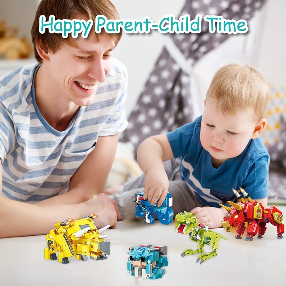 QMAN 177-Piece STEM Building Blocks Kit - Transformable Magic Cube Bricks, Educational Animal Toys for Kids Age 6+, Creative Construction Learning Gift for Boys & Girls (Bull Model) | Perfect for Classroom STEM Activities, Birthday Gifts & Family Bonding Time