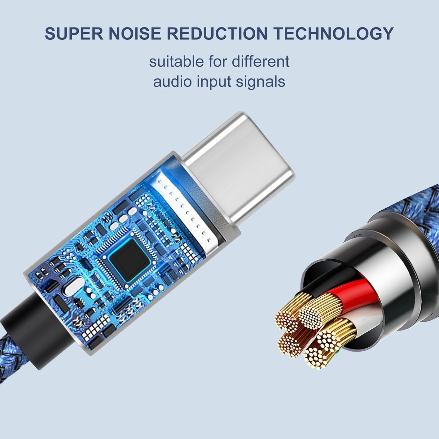 MFi Certified USB C to 3.5mm Aux Audio Cable for iPhone 16/15 Series - Nylon Braided Car Stereo Headphone Jack Adapter for iPhone 16/16 Plus/16 Pro/16 Pro Max/15/15 Pro - Perfect for Car Audio & Home Speakers