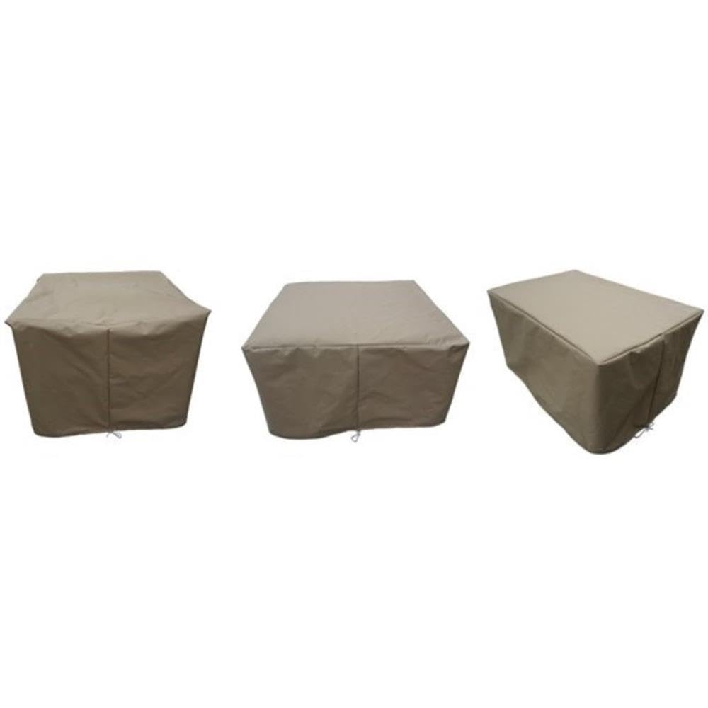 TK Classics MONACO-05aWC Waterproof Patio Furniture Covers - Beige Outdoor Sofa Protector for Rain, Sun & Snow | Fits Sectional, Loveseat & Chair Sets