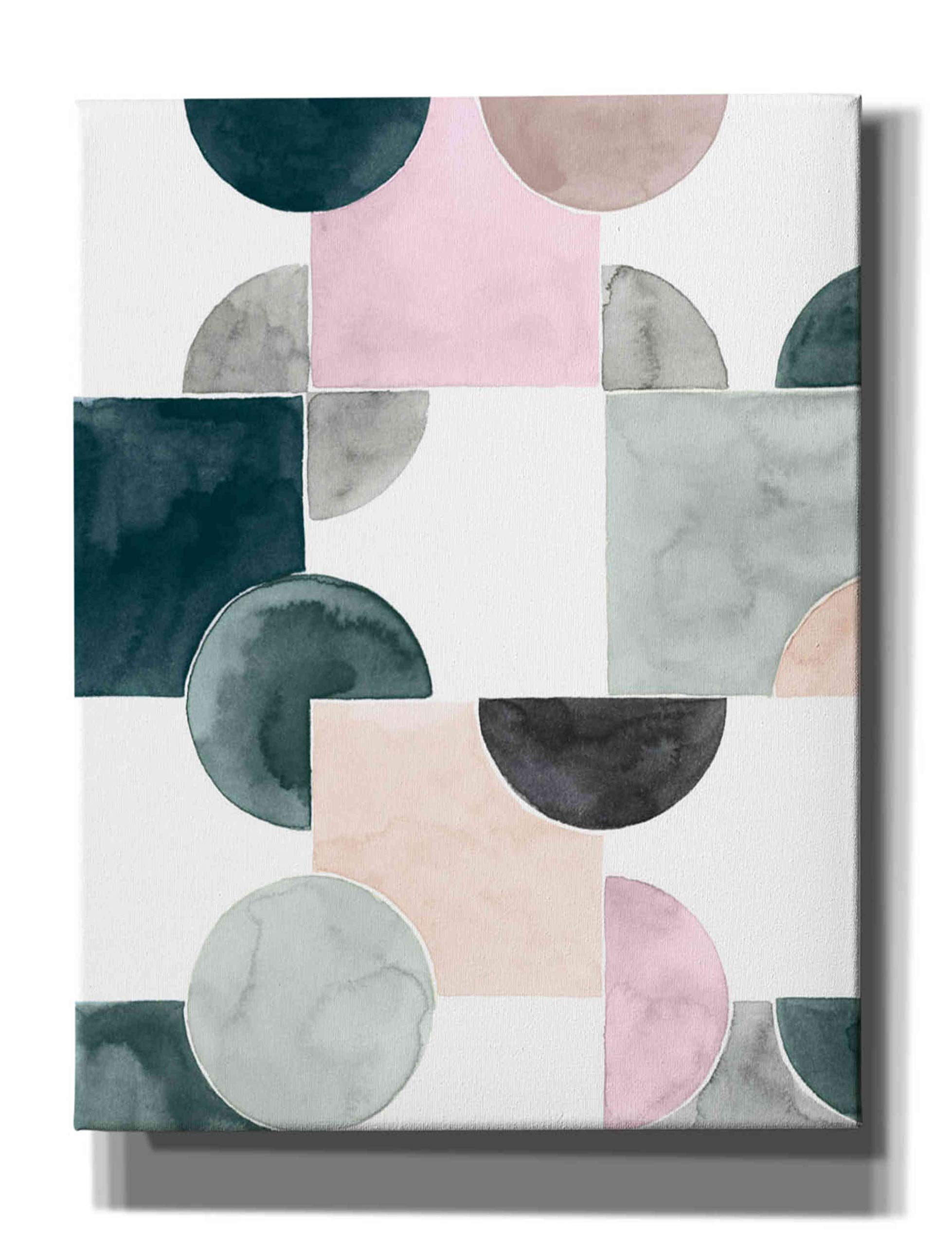 Grace Popp 'Muted Mystery IV' Abstract Graffiti Art Canvas Print - 26x34 Inch Modern Wall Decor for Living Room, Bedroom & Office