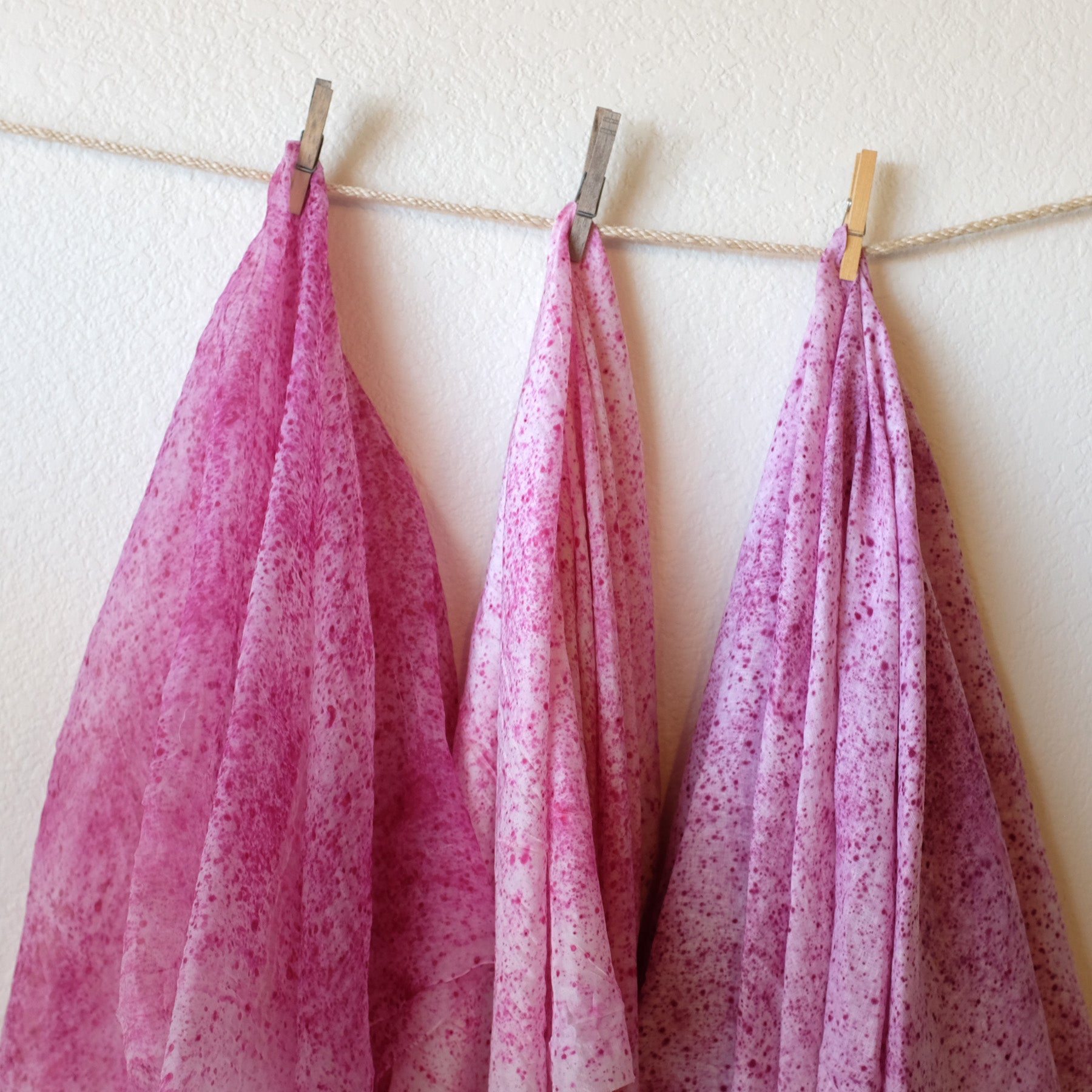 Organic Natural Dyed Eco-Friendly Printed Fabric - Sustainable & Non-Toxic for DIY Crafts, Home Decor, and Fashion Design