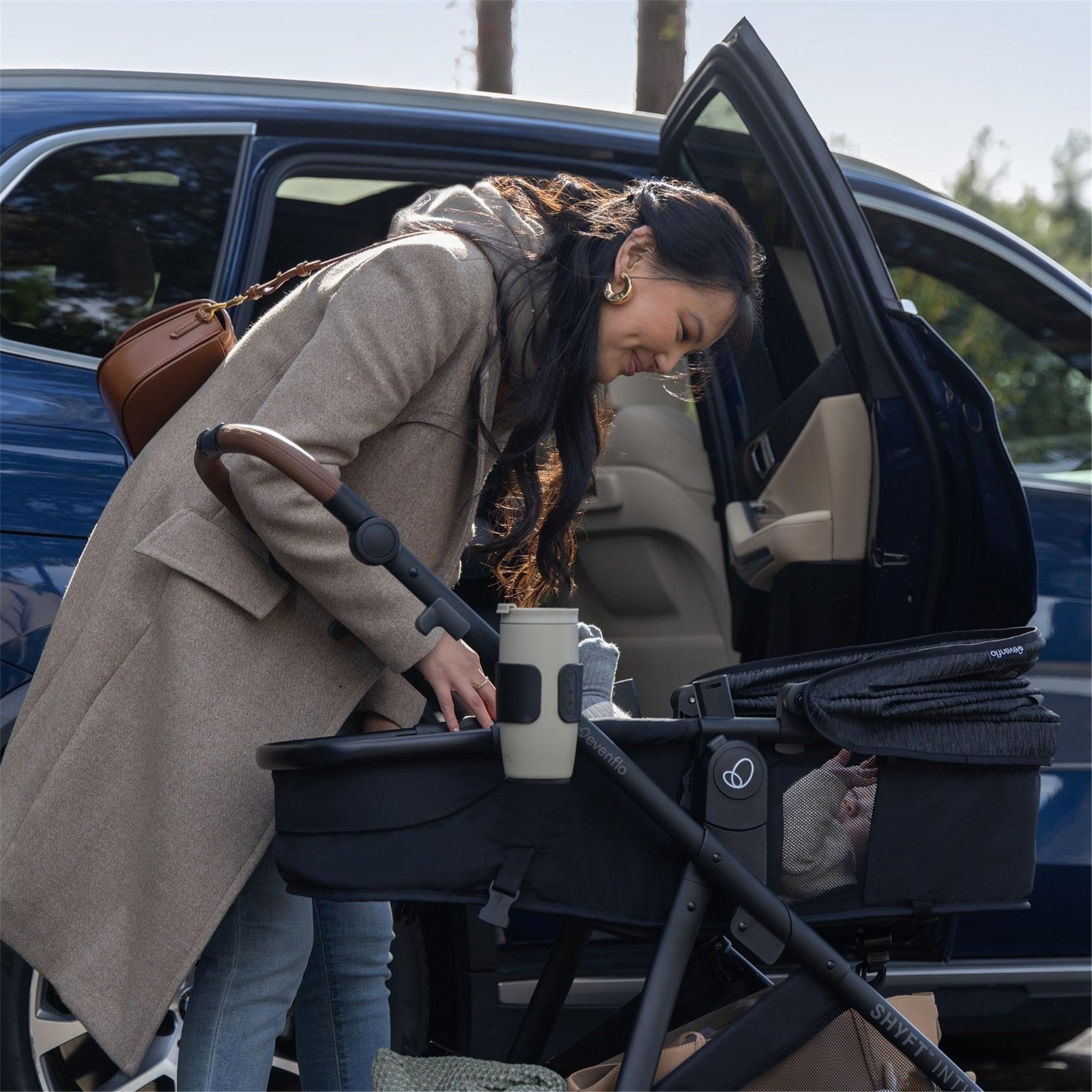 Evenflo Shyft Intuiti Travel System - Lightweight Stroller & Infant Car Seat Combo for Newborns to Toddlers | Perfect for Air Travel, Shopping & Family Outings