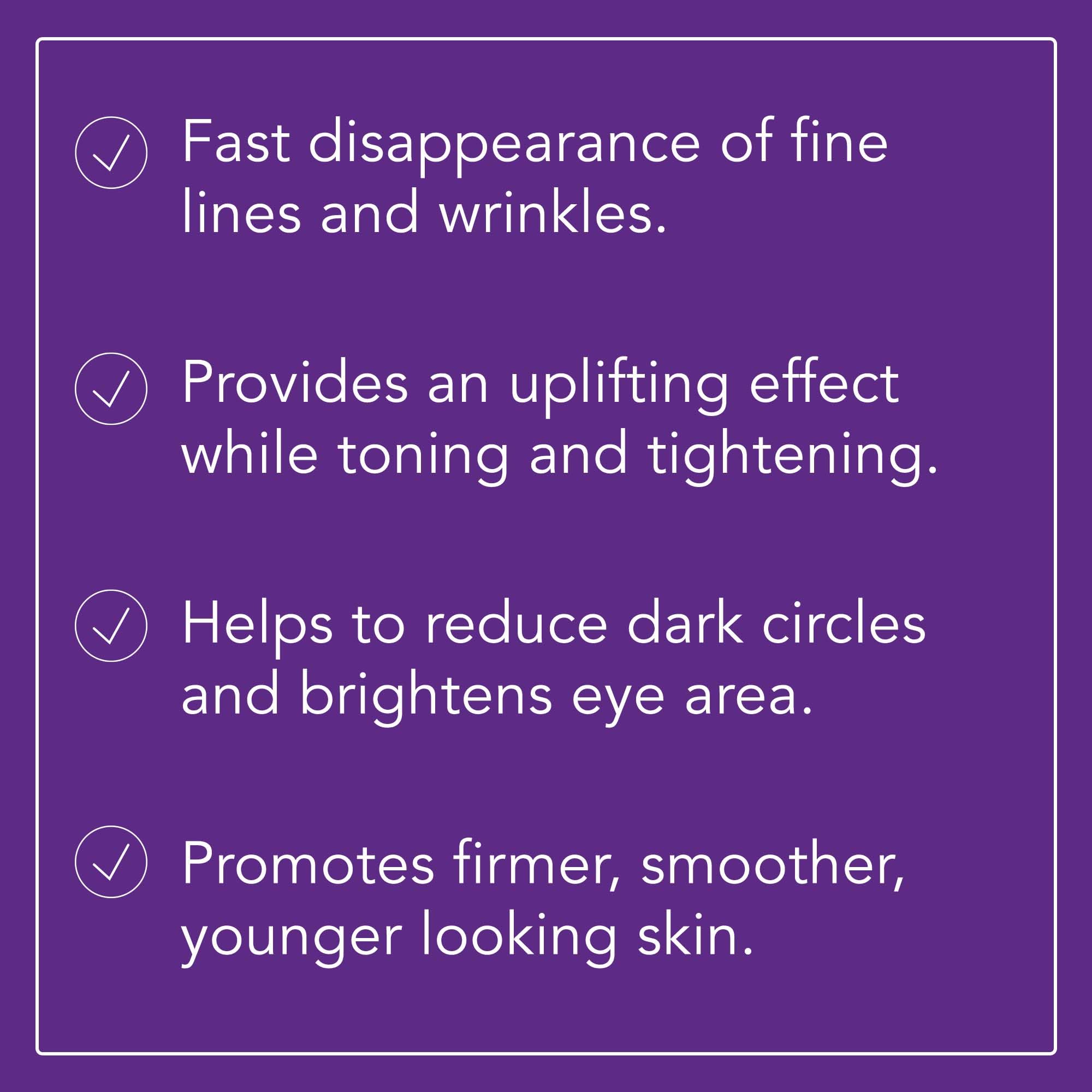 Omni Bioceuticals M-007® Anti-Aging Eye Serum - 15ml + 15ml Refill | Dark Circle & Wrinkle Treatment | Day & Night Eye Care for Brighter, Youthful Eyes