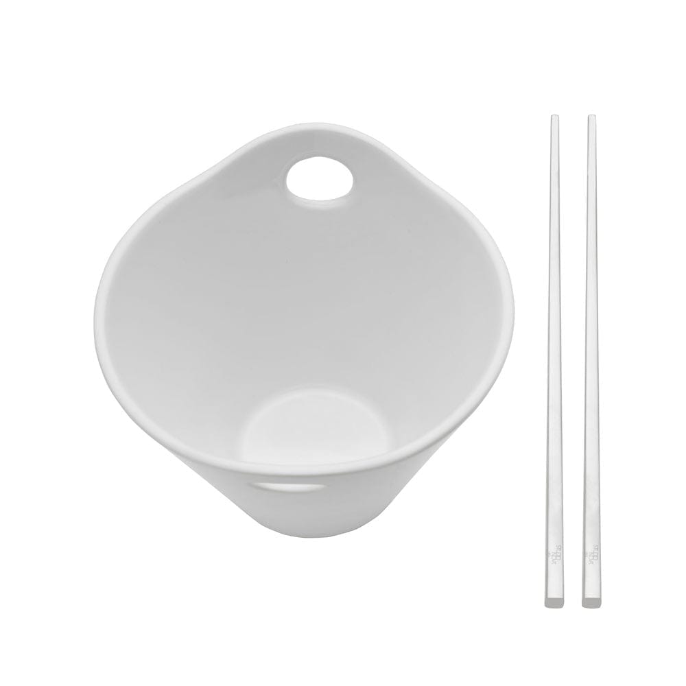 Premium Noodle Bowl with Chopsticks Set - Microwave & Dishwasher Safe - Perfect for Ramen, Pho, Udon & Asian Noodles at Home or Office