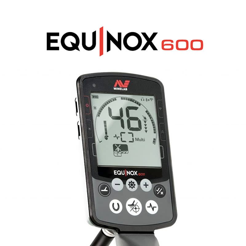 Minelab EQUINOX 600 Multi IQ Metal Detector - Waterproof & Wireless for Treasure Hunting, Beach & Gold Prospecting - Open Box Special