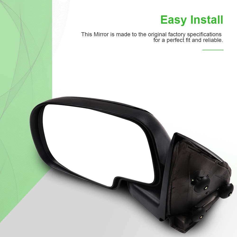 SCITOO Manual Adjustable Folding Side Mirrors for 1999-2006 Chevy Silverado Suburban Tahoe & GMC Sierra Yukon (1999-2000 New Body Style 2007 Classic) - Perfect for Parking, Towing & Enhanced Visibility