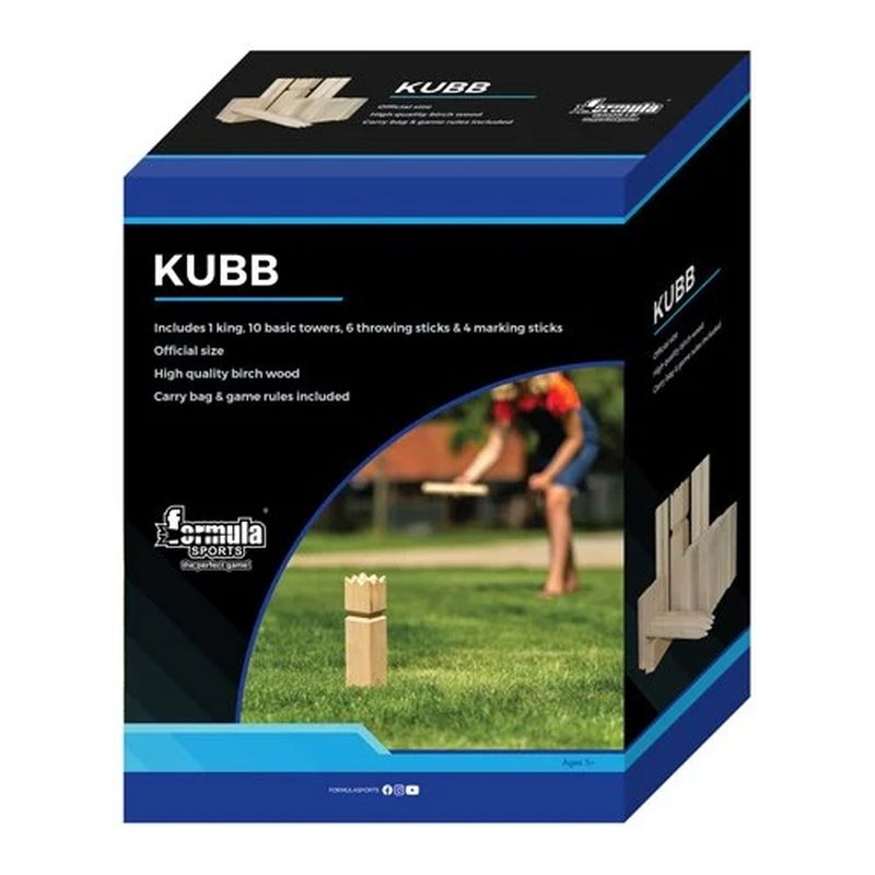 Premium Kubb Viking Lawn Game Set - Outdoor Backyard Tossing Game for Family, Friends & Parties - Perfect for Picnics, BBQs, Camping & Beach Fun