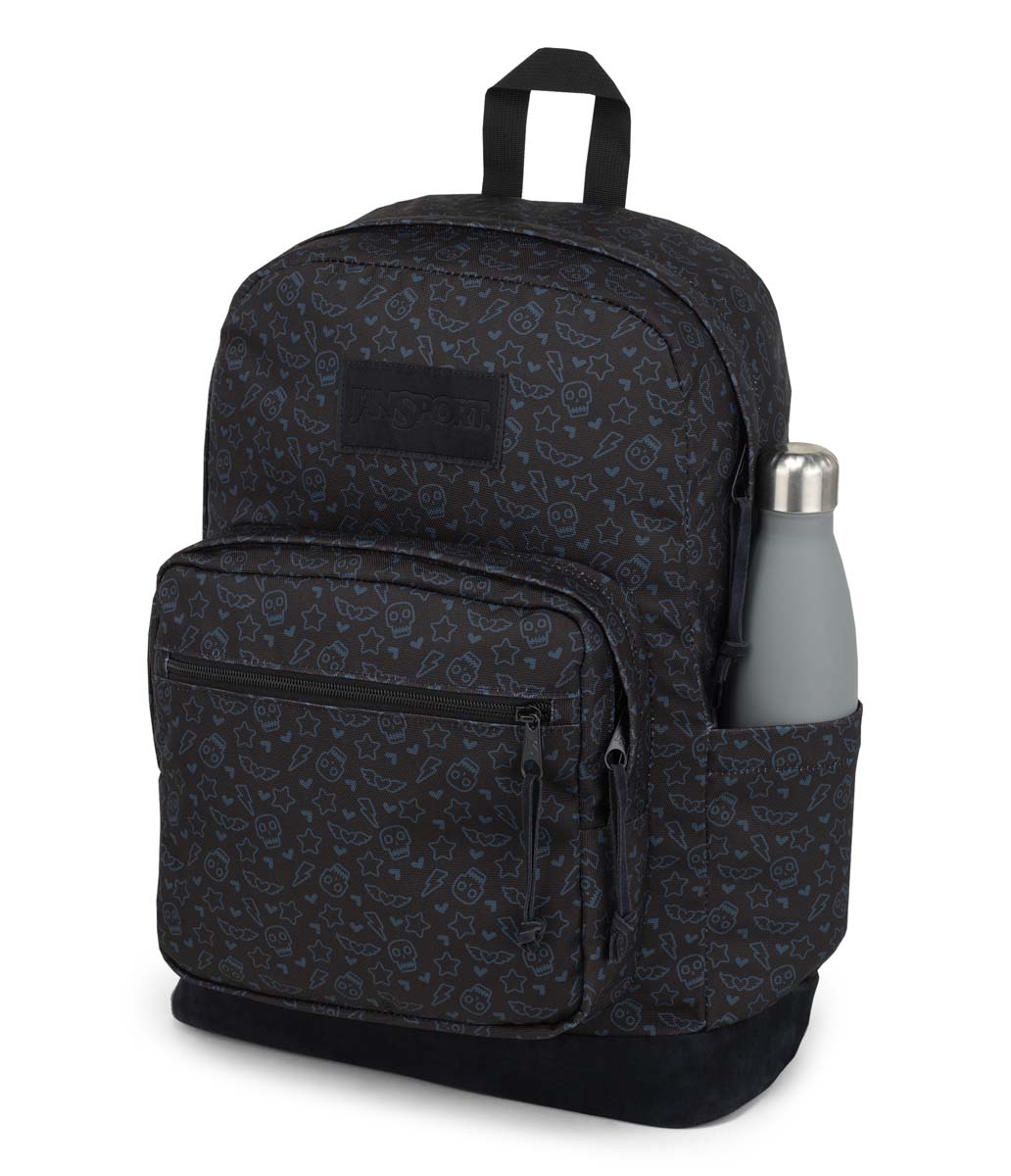 JanSport Right Pack Backpack - Stylish Subtle Skull Print, Durable School & Travel Backpack for Students & Professionals | Perfect for College, Work & Outdoor Adventures