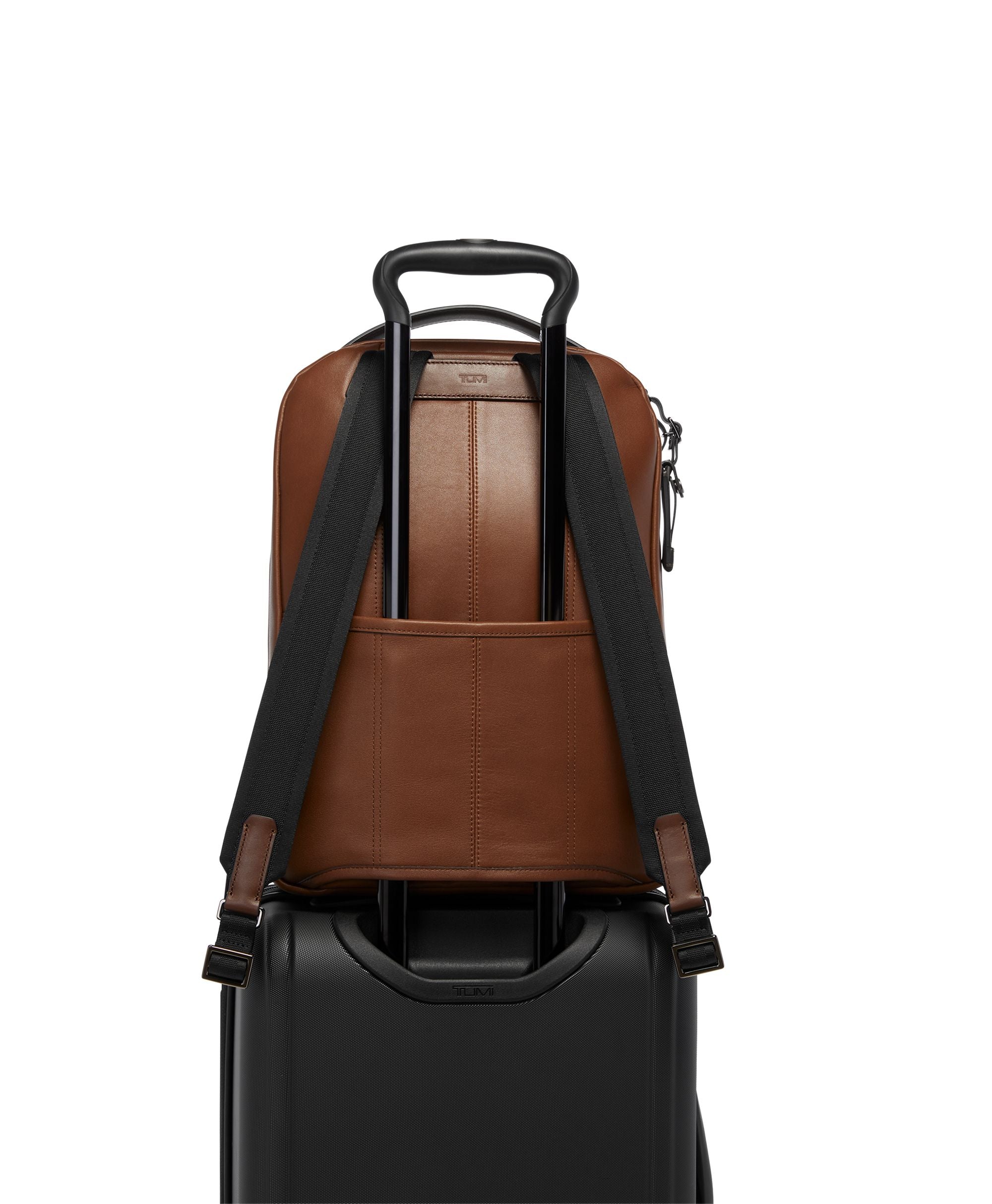 Tumi Harrison Bradner Leather Backpack - Premium Business & Travel Laptop Backpack for Men & Women - Perfect for Office, Commute & Airplane Carry-On