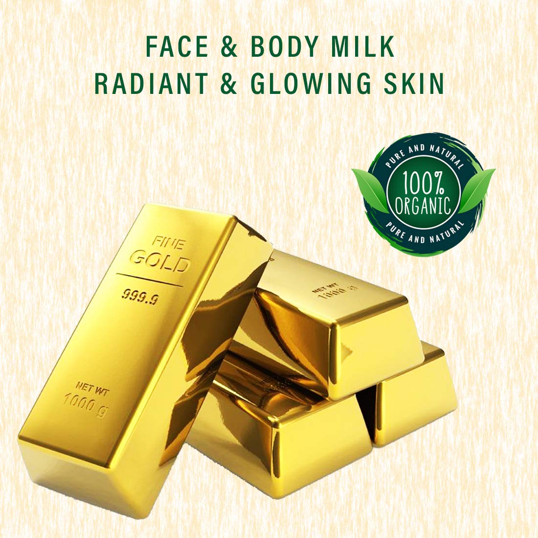 Lilium Herbal Gold Cleansing Milk 100ml (2 Pack) - Natural Face Wash for Sensitive Skin, Gentle Makeup Remover & Daily Cleanser - Perfect for Morning & Night Skincare Routine