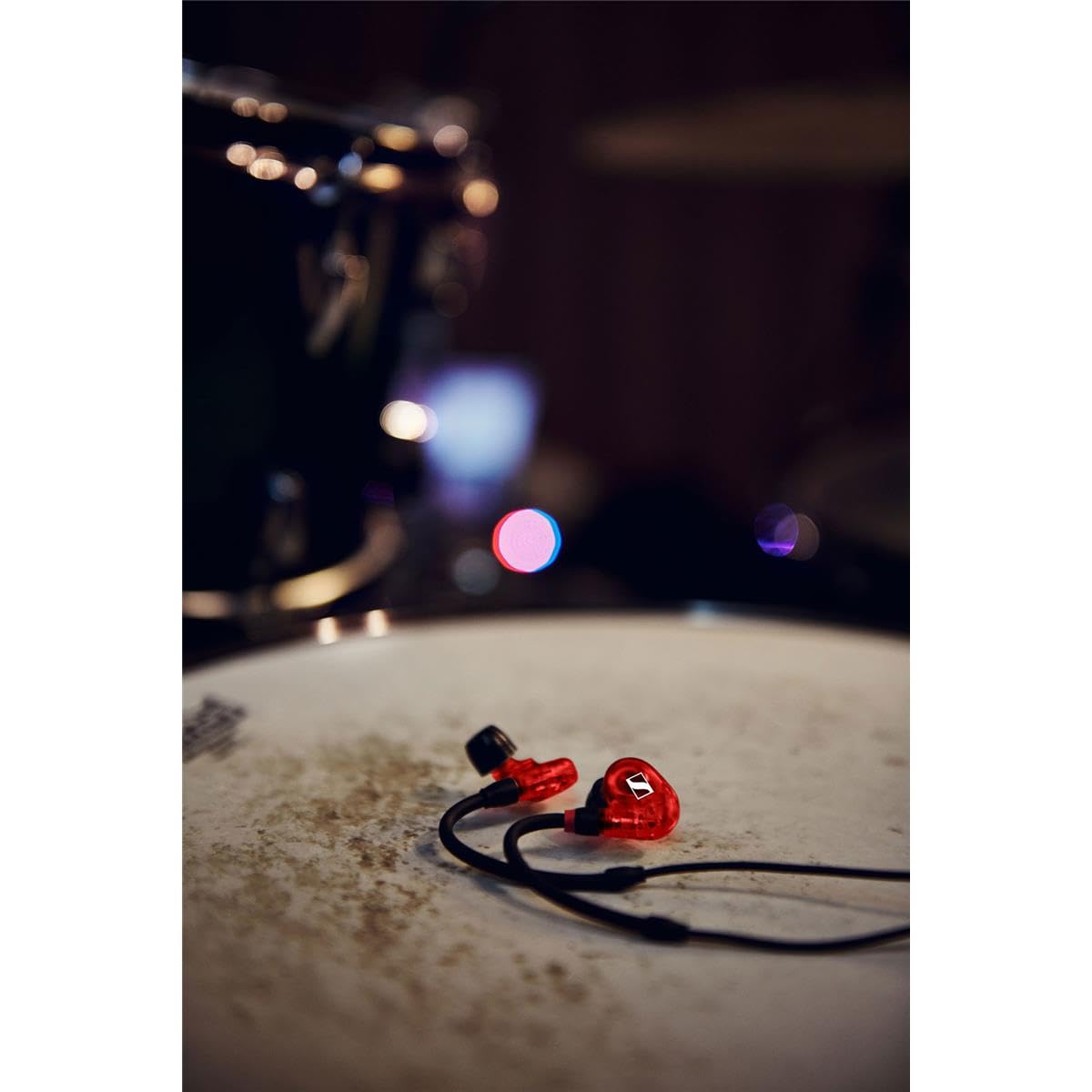 SENNHEISER Professional In-Ear Wired Audio Monitor Headphones - Red (Model 508942) for Musicians, DJs & Live Performances