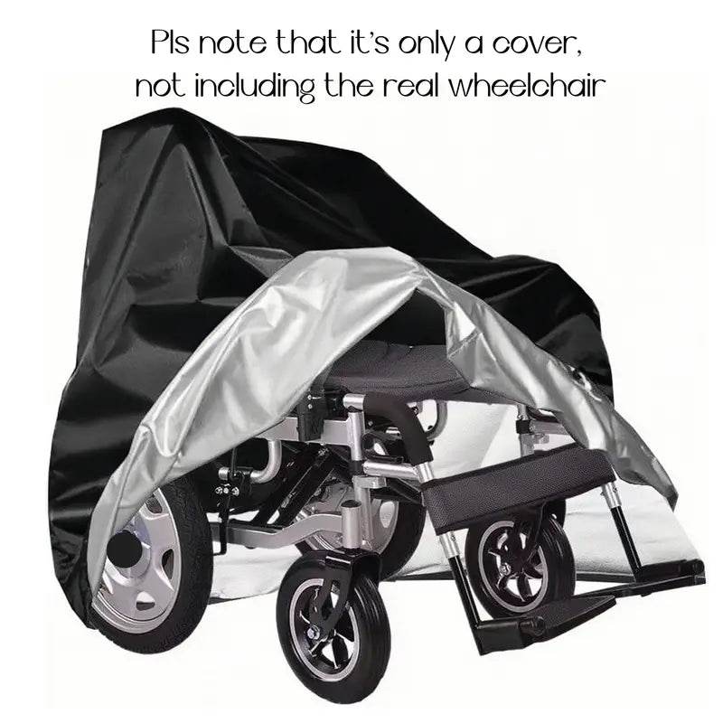 Premium Heavy Duty Waterproof Electric Wheelchair Cover - All-Weather Protection for Indoor & Outdoor Use - Ideal for Rain, Snow, and Daily Commuting
